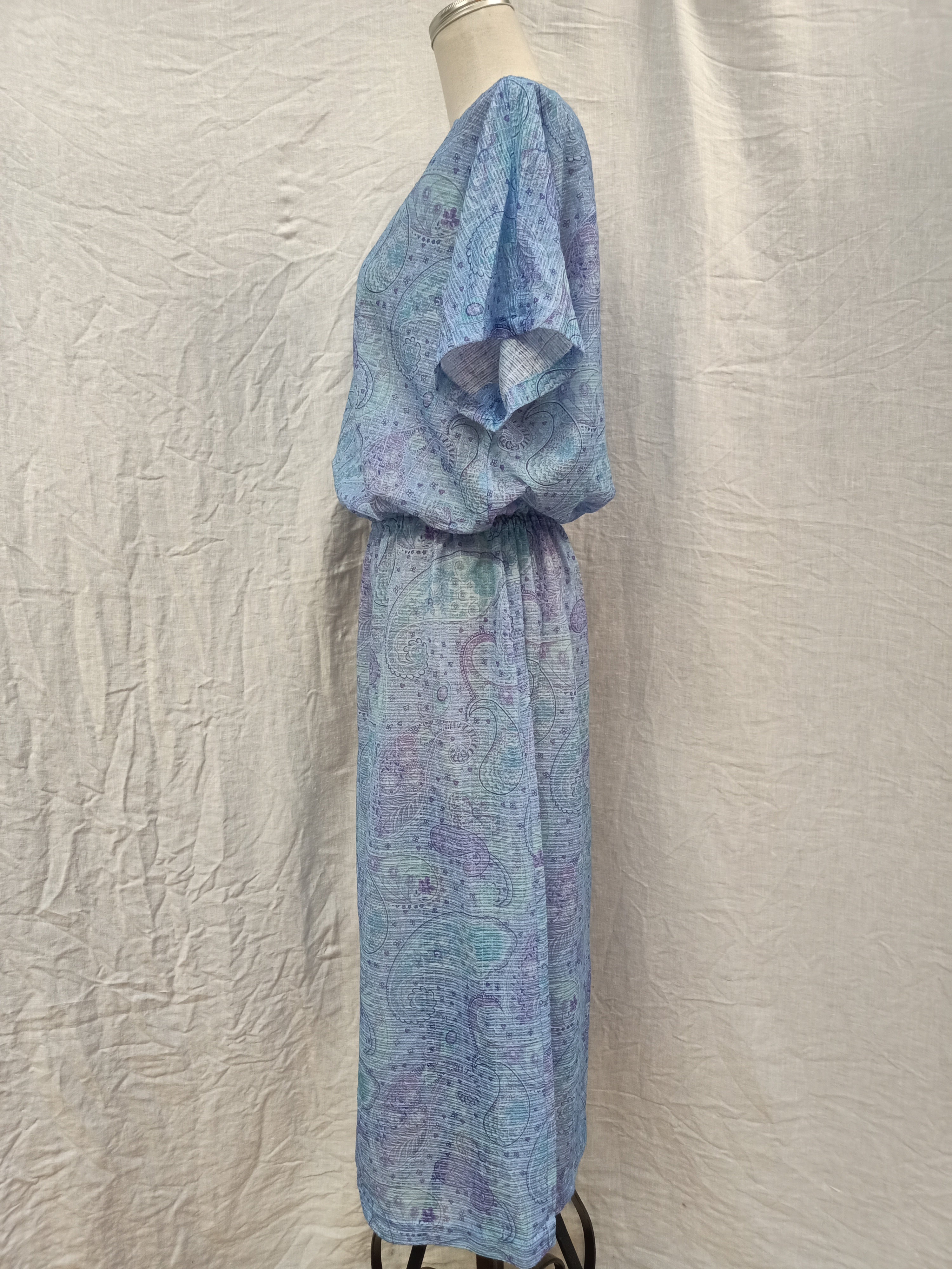 Vintage Paisley Dress