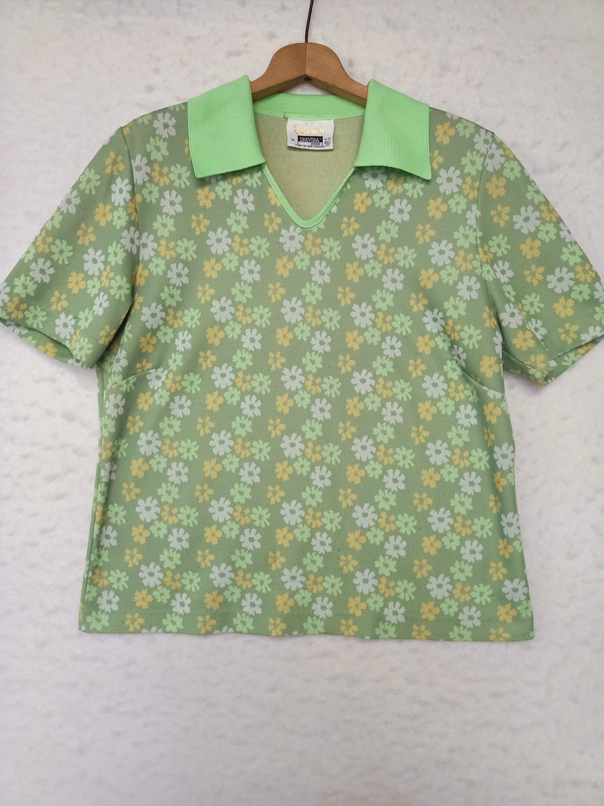 Vintage Silverdale Floral Polo Shirt