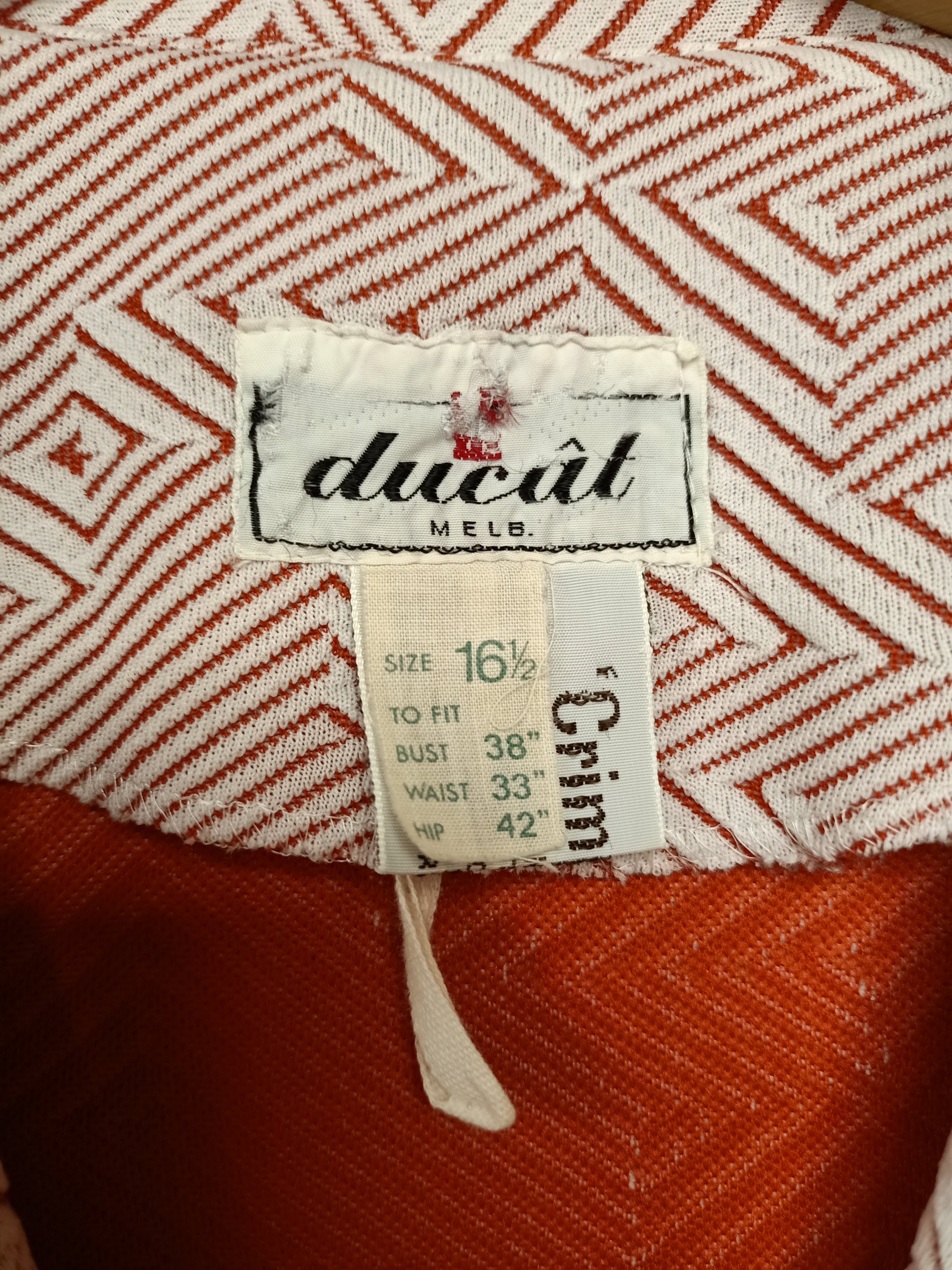 Vintage Ducât Houndstooth Jacket