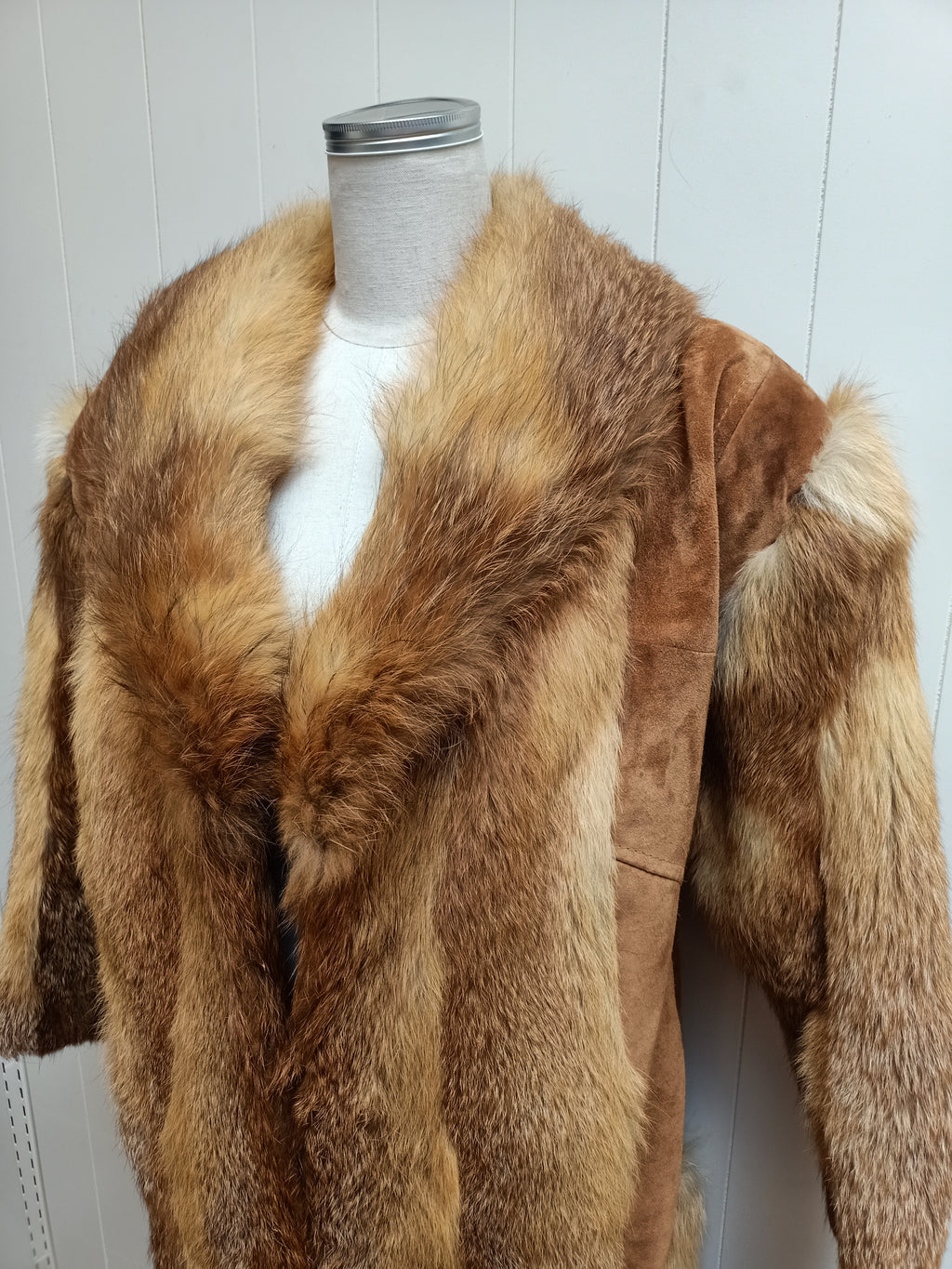 Vintage Fur & Suede Jacket