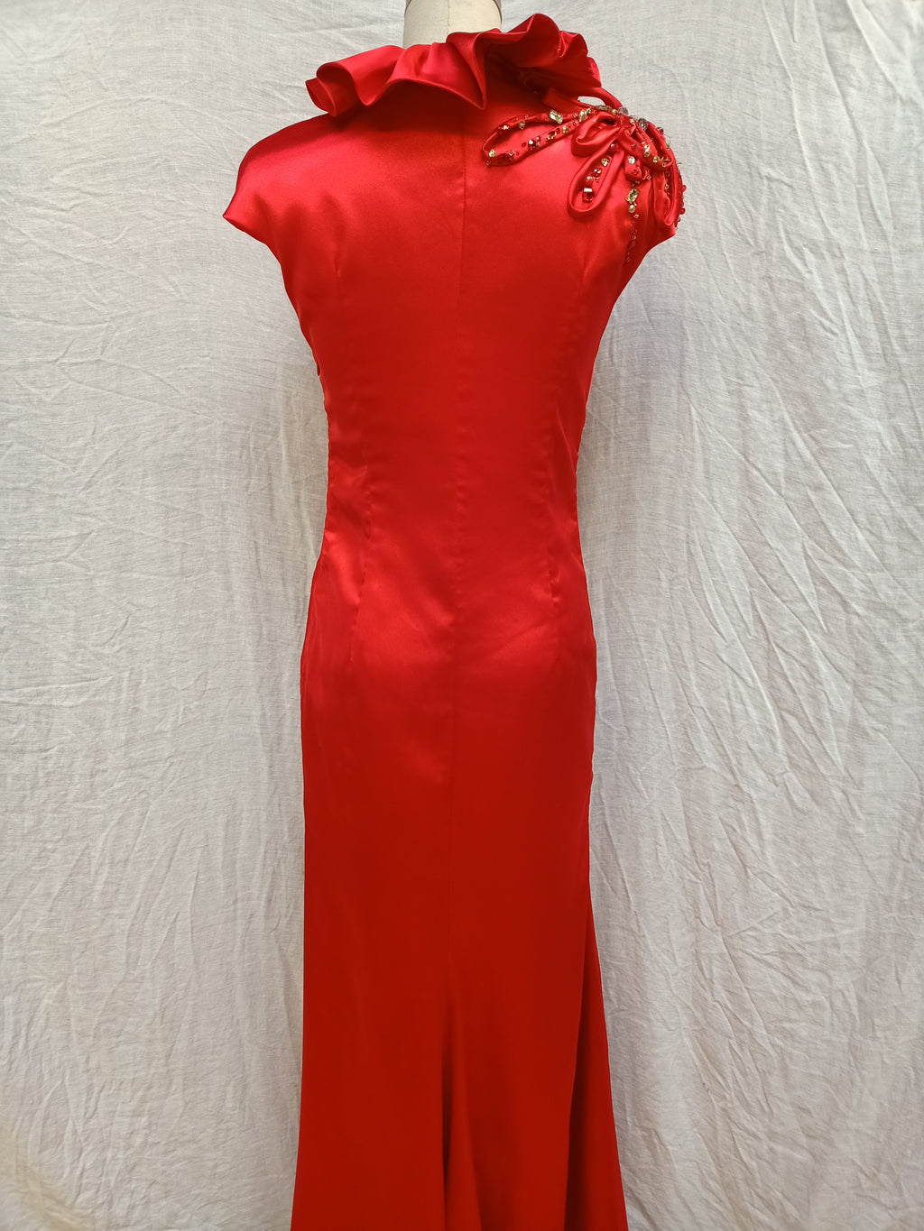 Maxi Satin Ball Dress