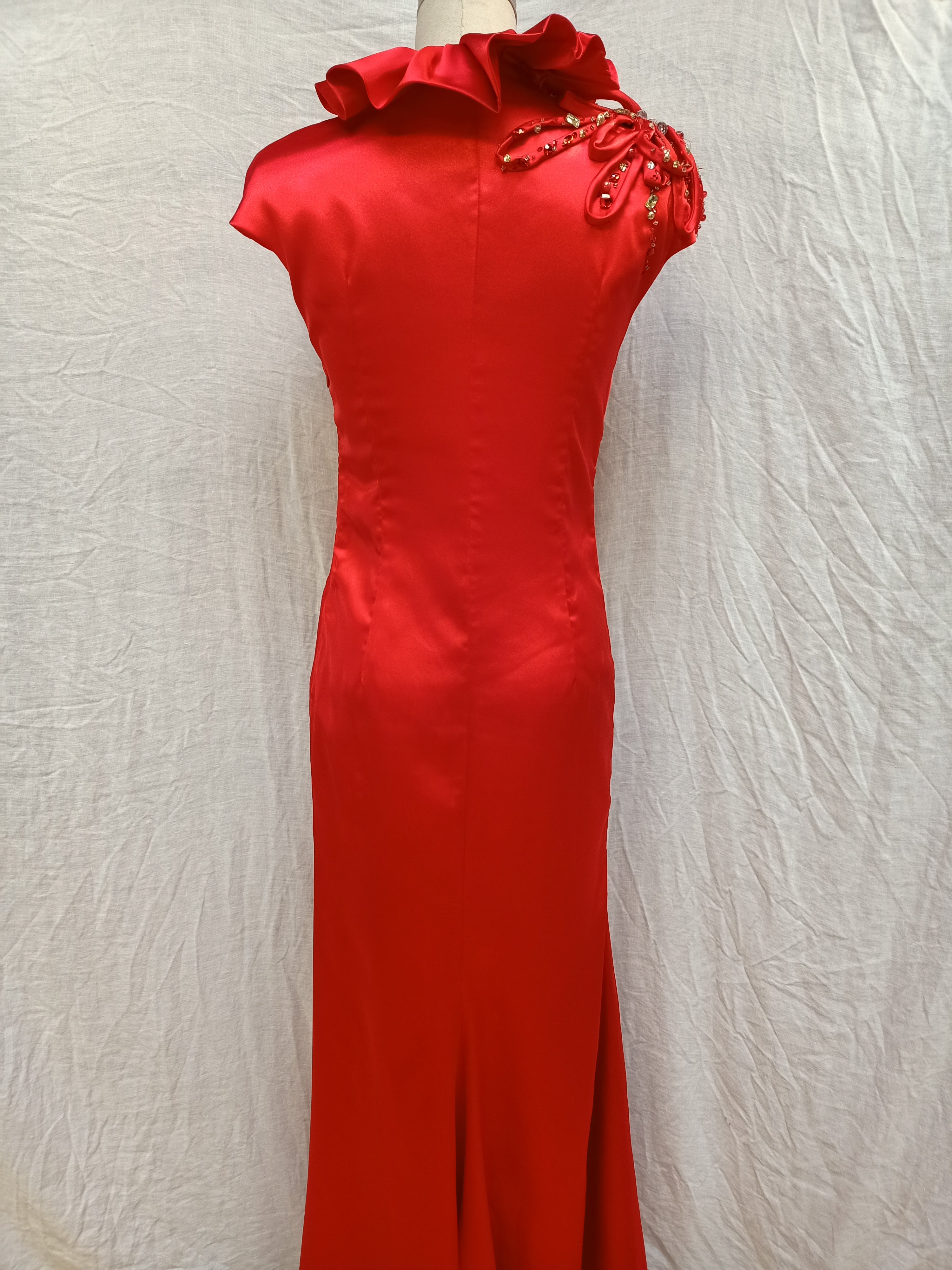 Maxi Satin Ball Dress