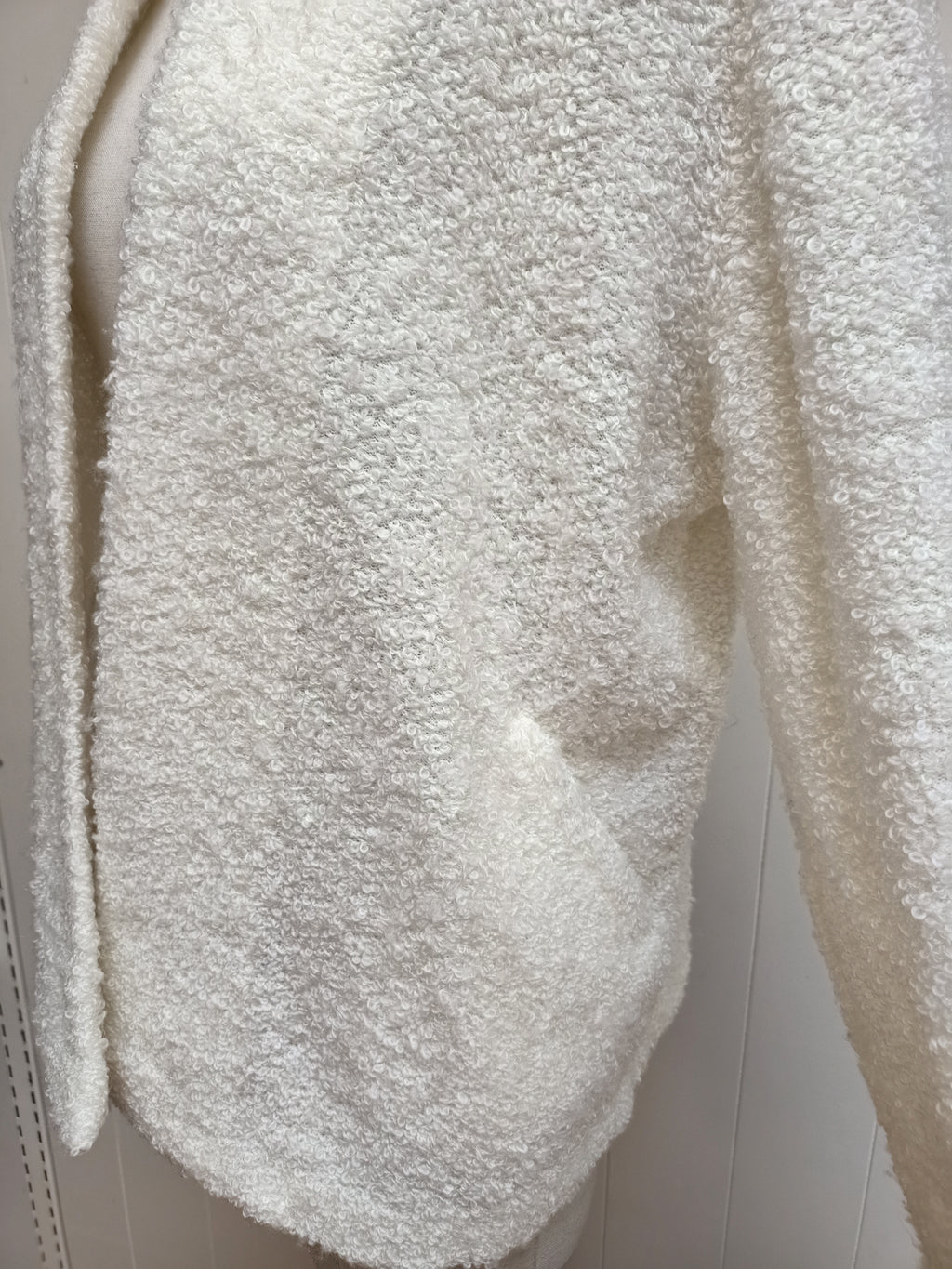 Vintage Cream Boucle Cardigan