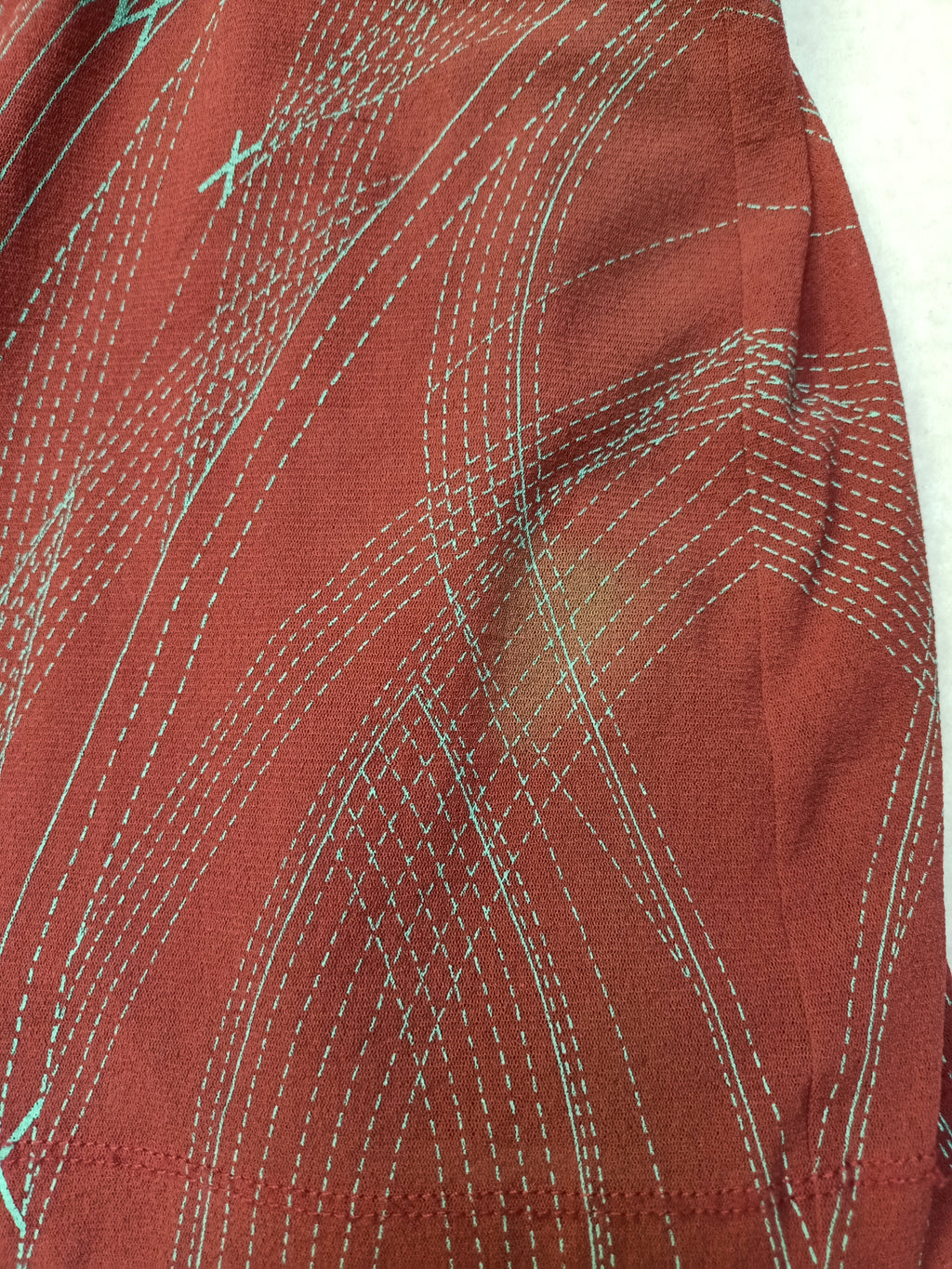 Corset Print Knit Shirt