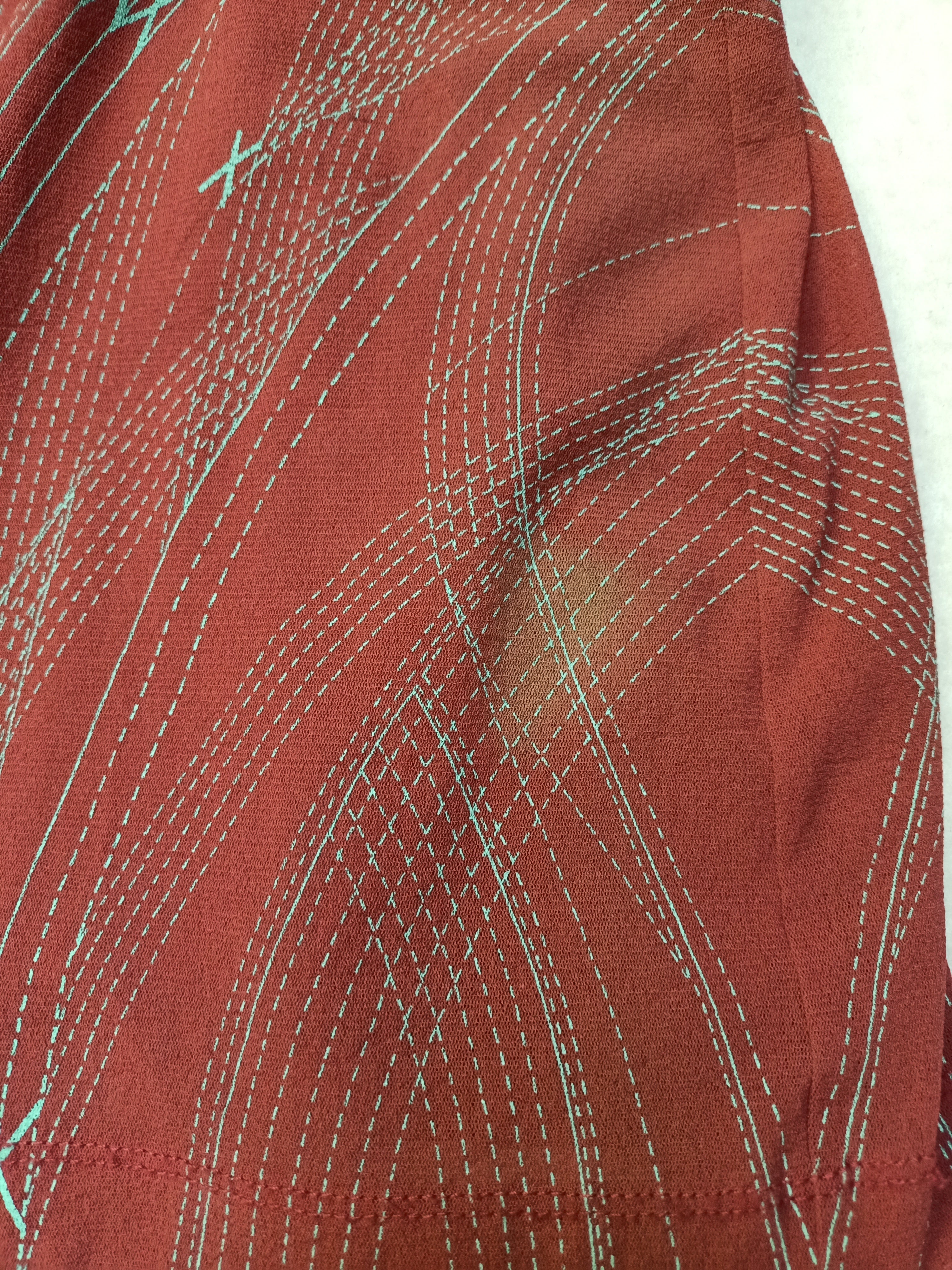 Corset Print Knit Shirt