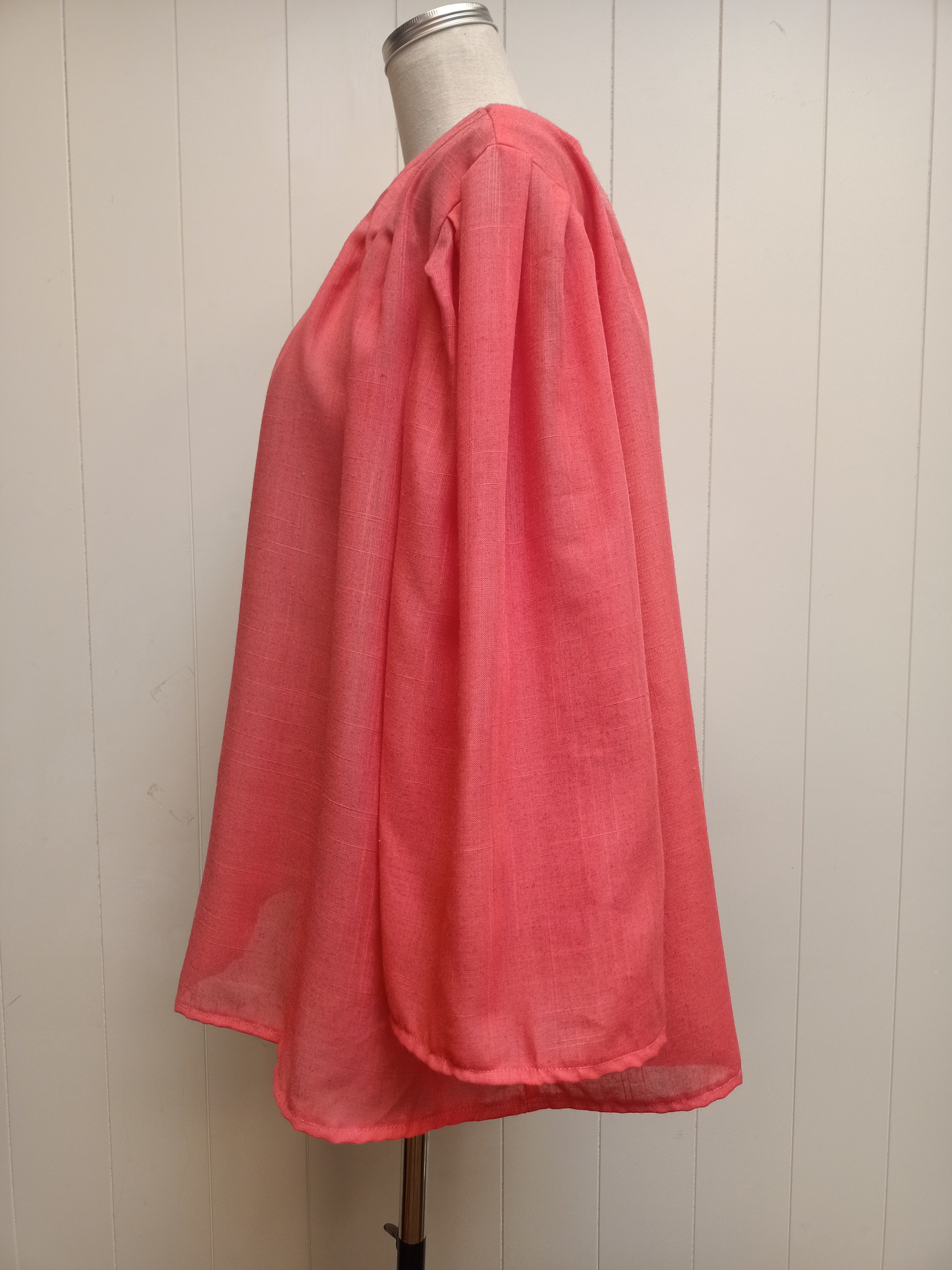Vintage Coral Muslin Shirt