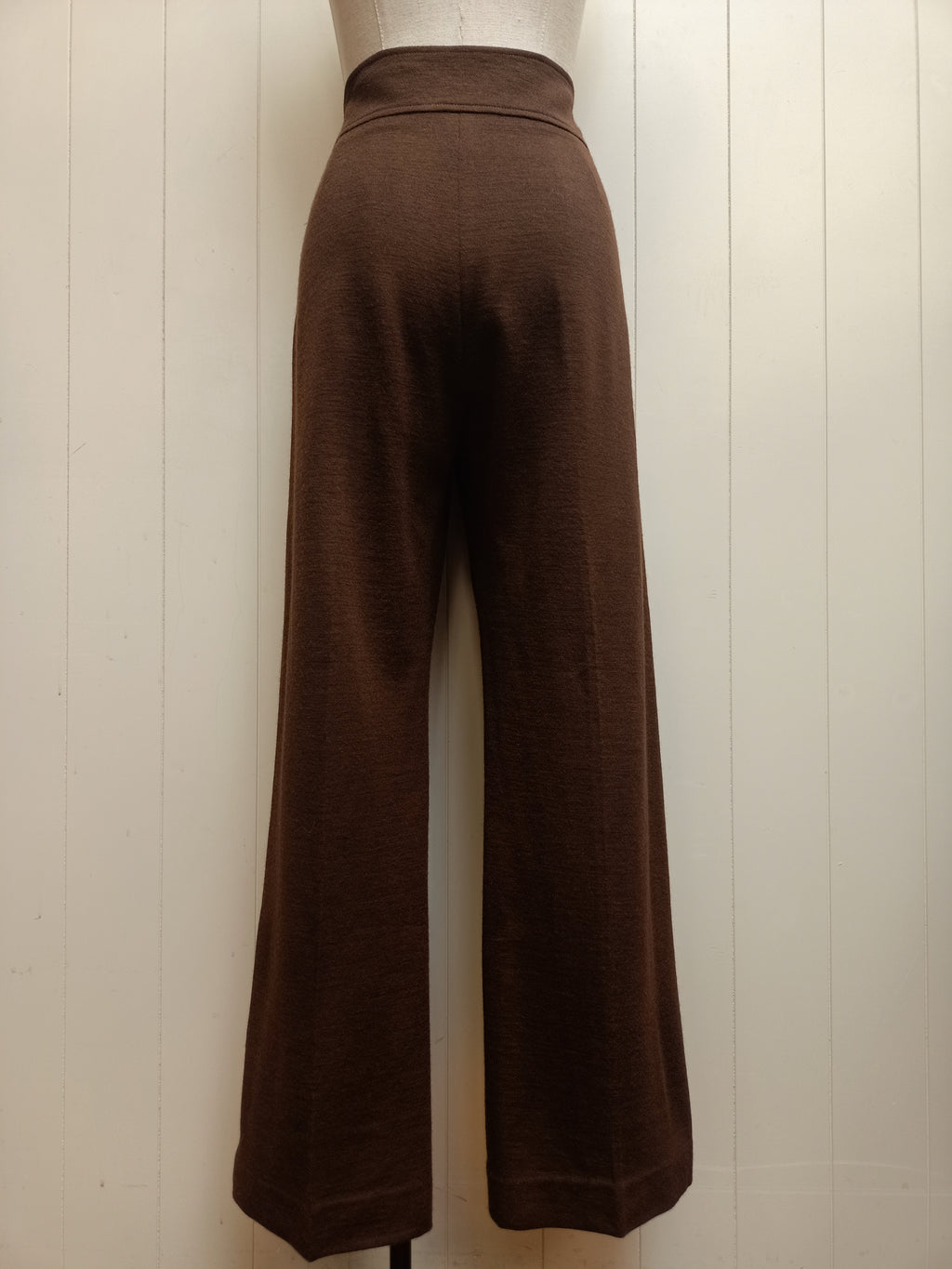 Vintage Brown Jersey Knit Pants