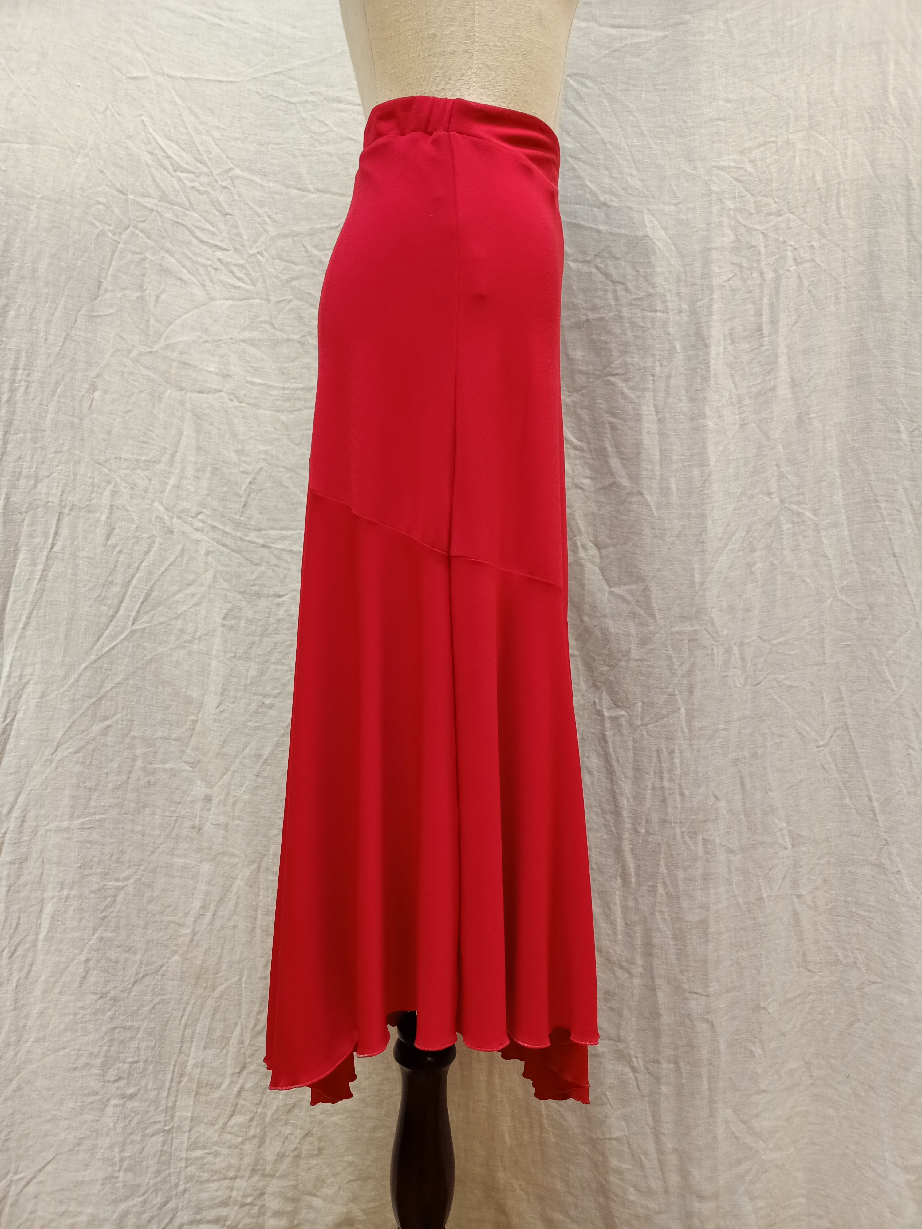 Studibaker Red Assymetric Skirt