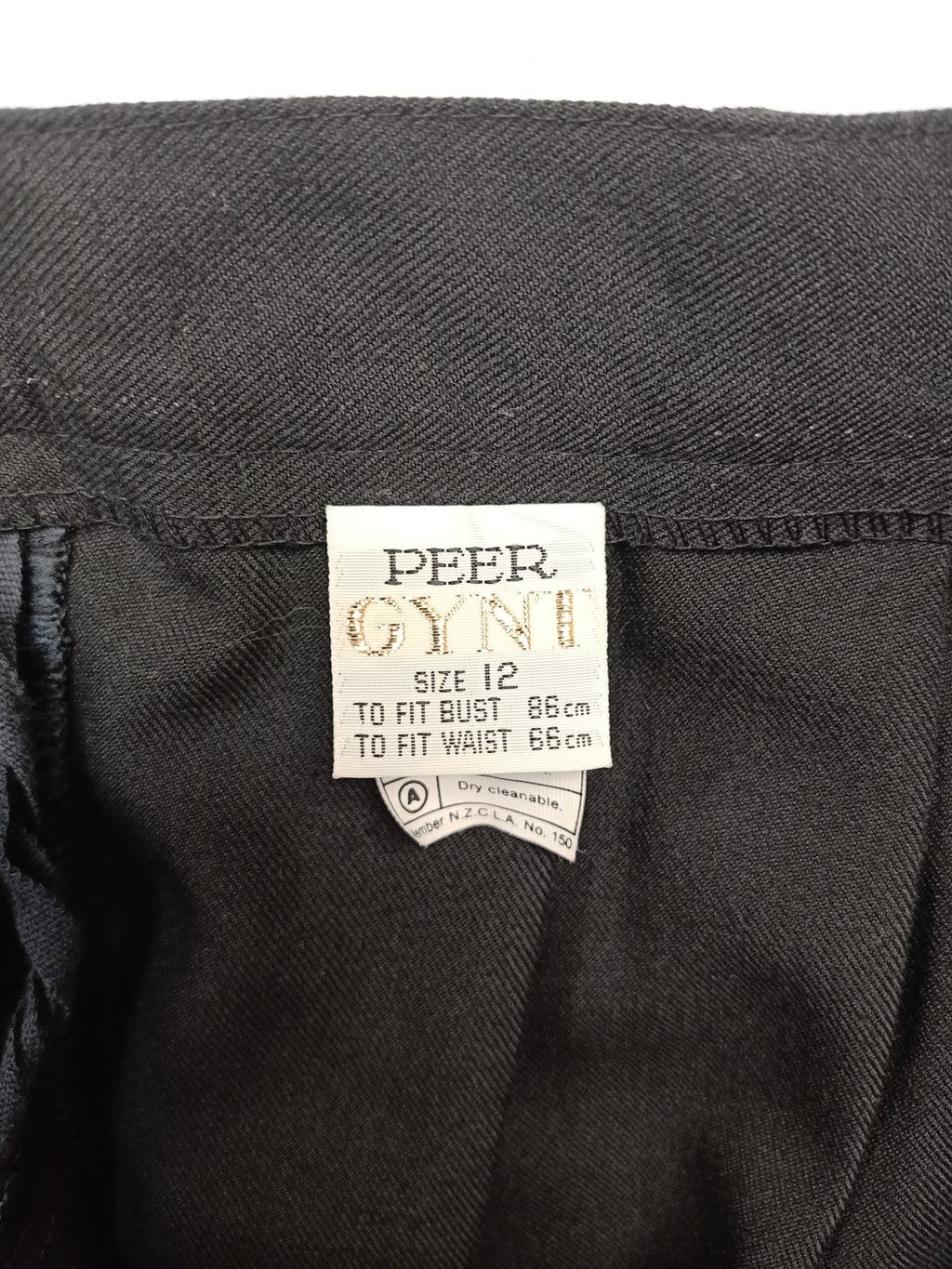Vintage Peer Gynt Black Skirt