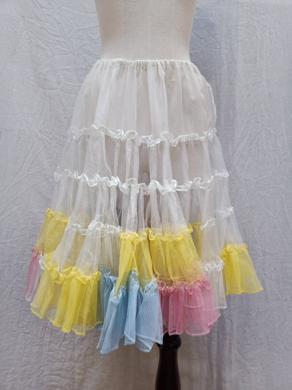 Vintage Pastel Rainbow Petticoat