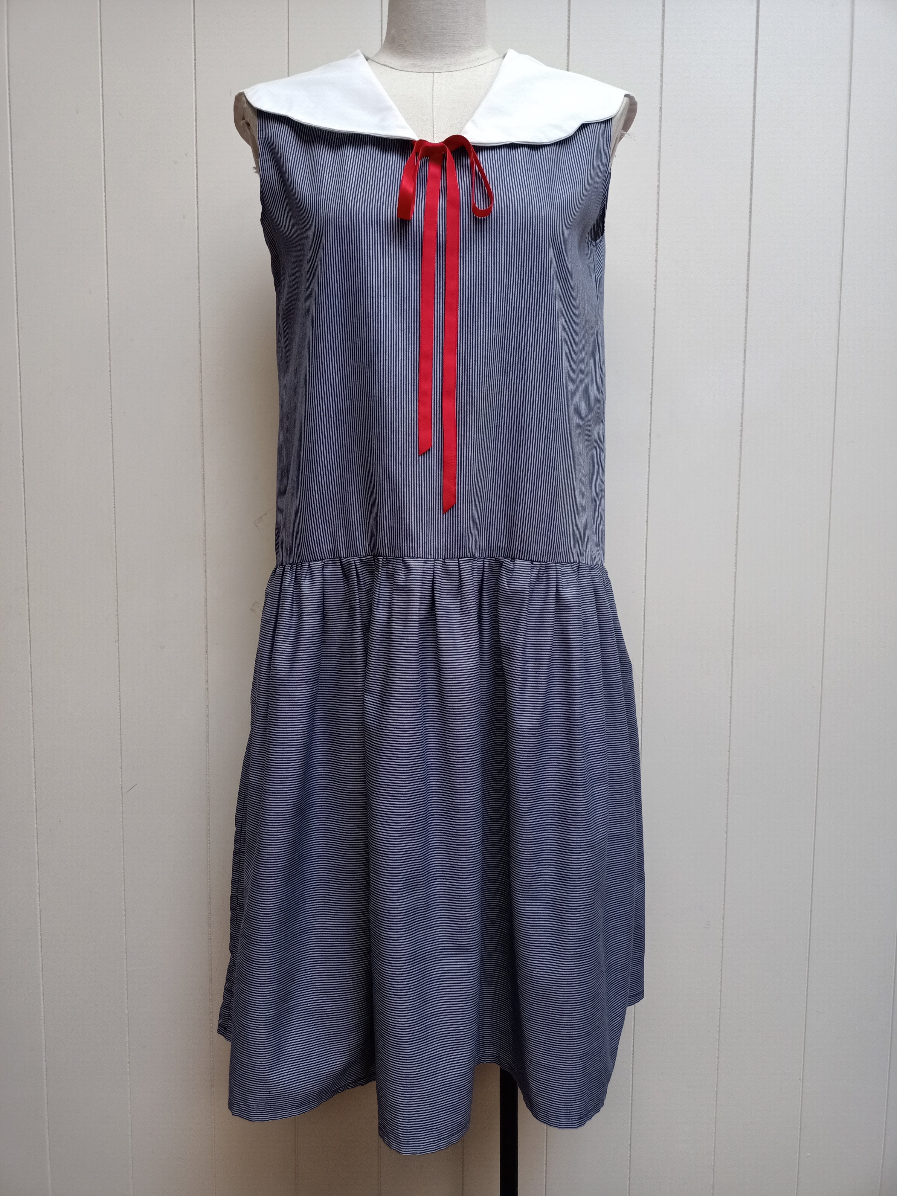 Vintage Sailor Collar Dress