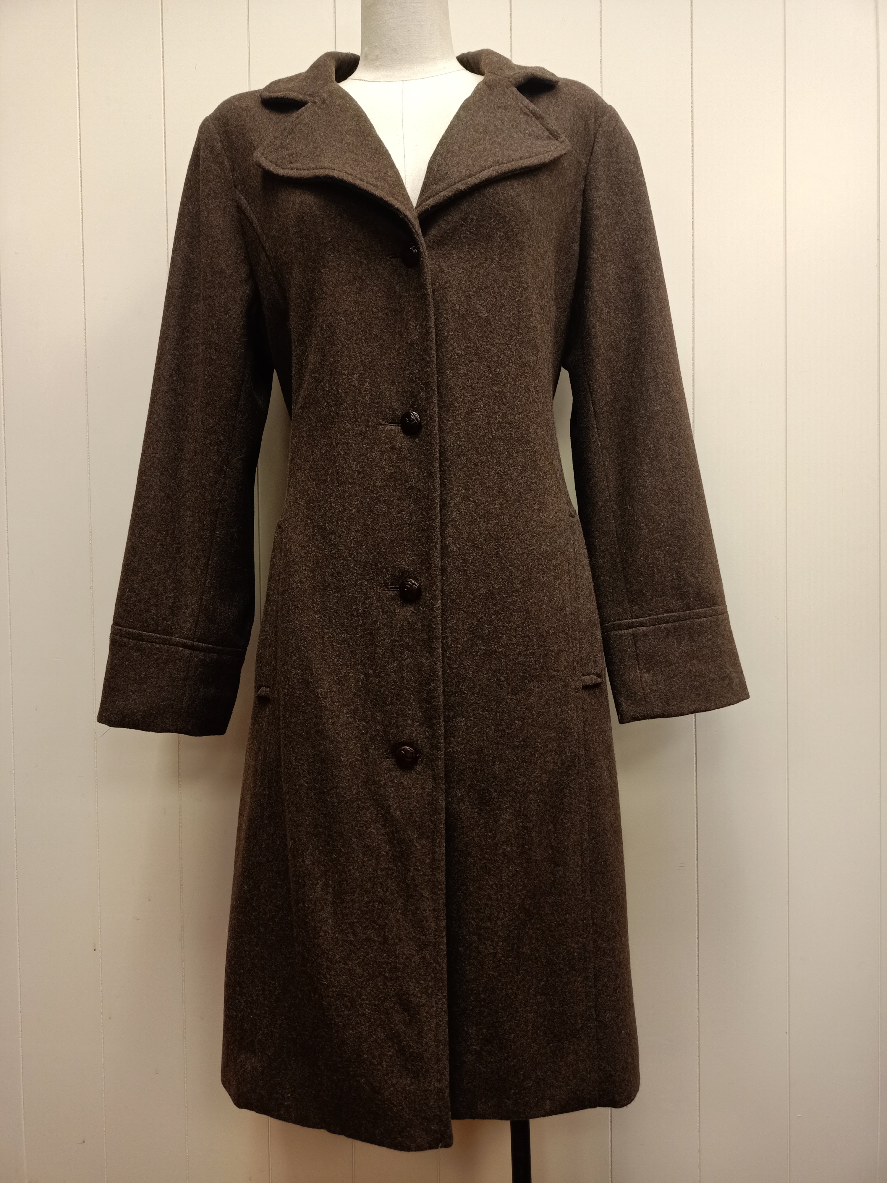 Vintage Alison Hills Brown Coat