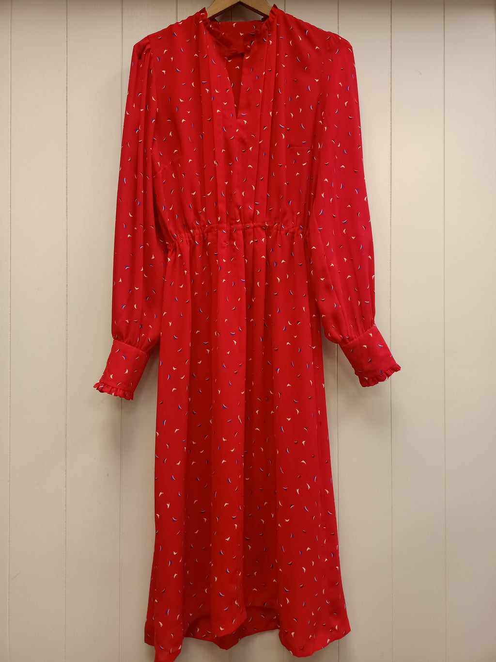 Vintage Red Confetti Dress
