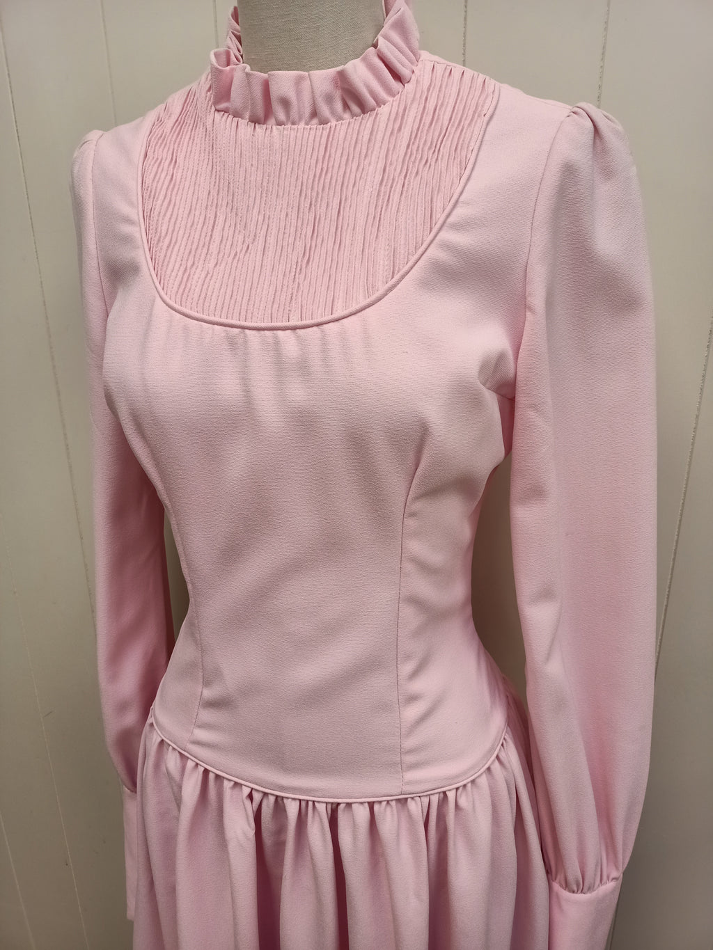 Vintage Prairie Pink Maxi Dress