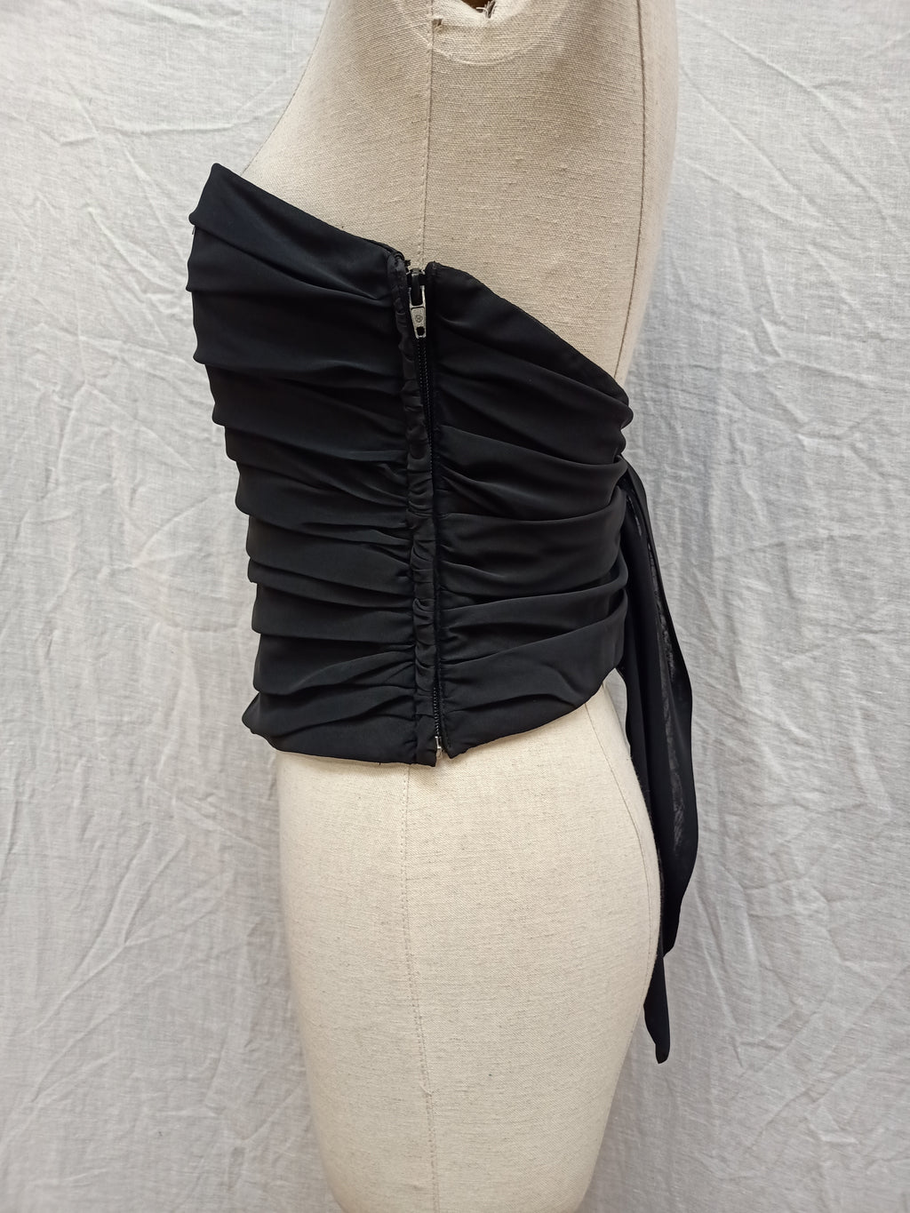 Mr K Strapless Chiffon Shirt