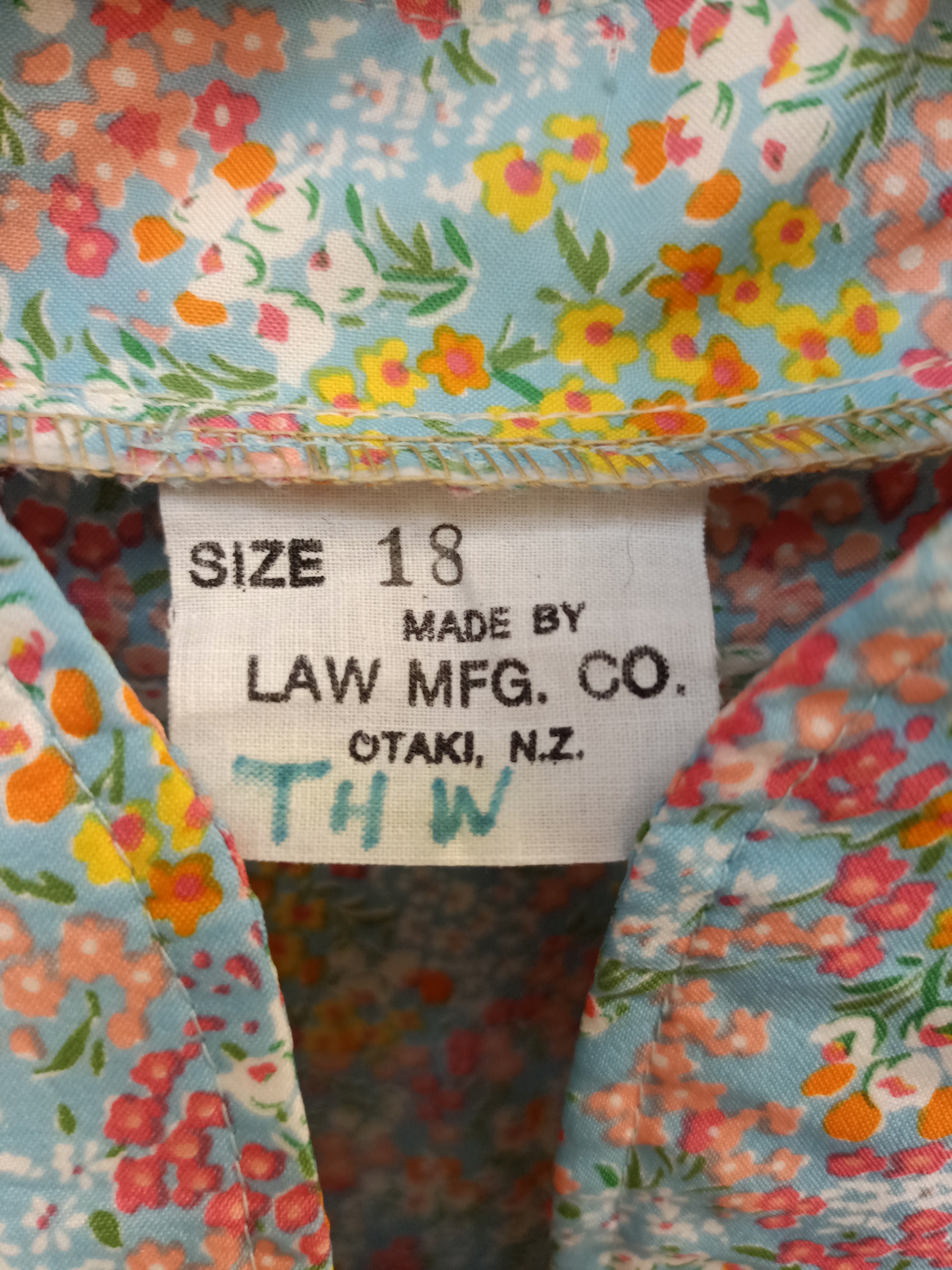 Vintage Floral A-Line Dress