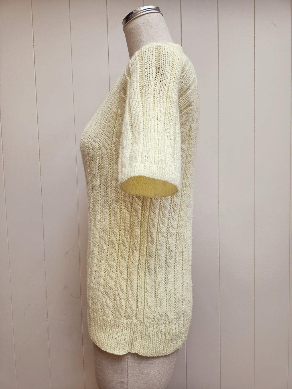 Vintage Yellow Knit Shirt