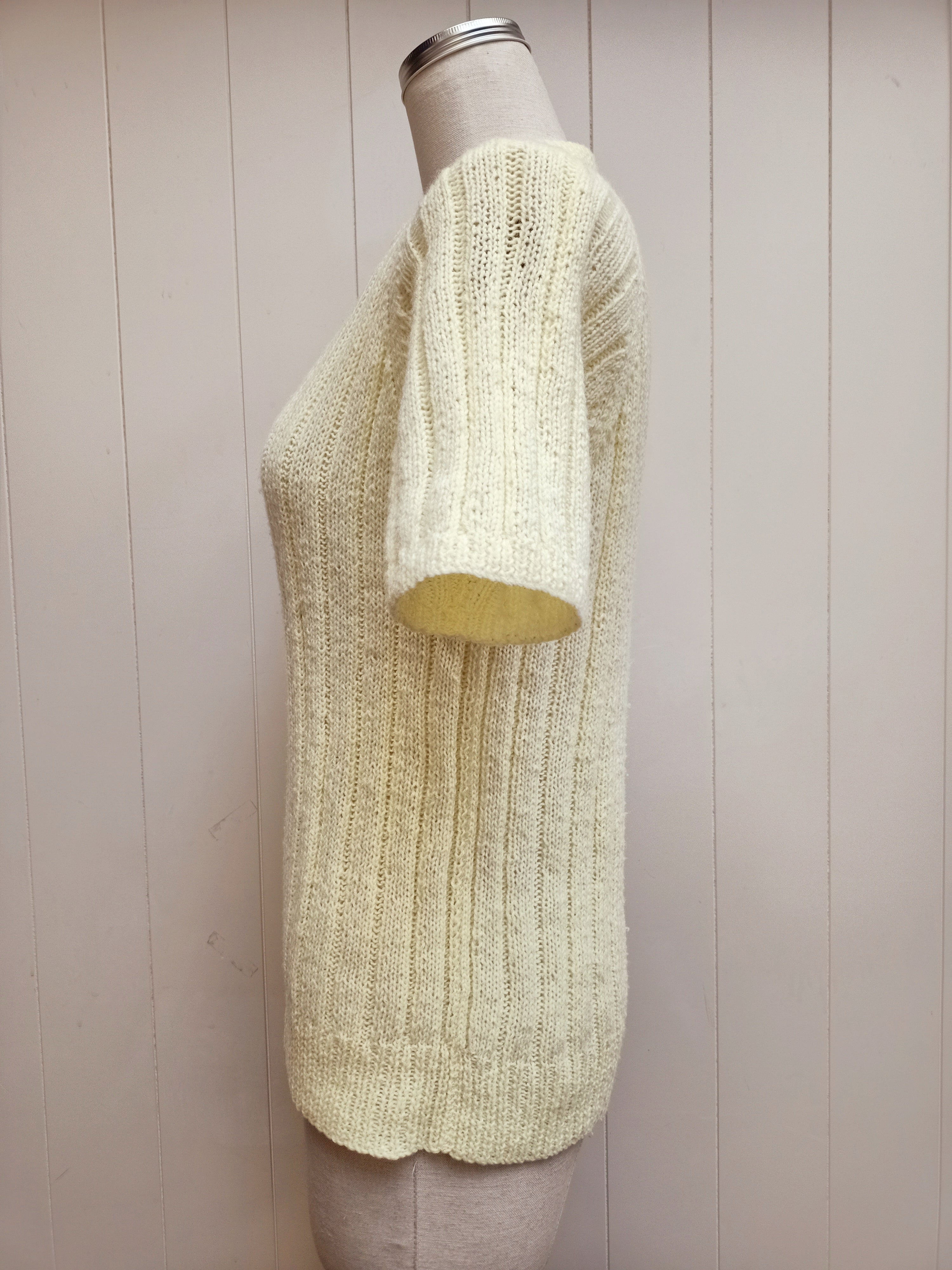 Vintage Yellow Knit Shirt
