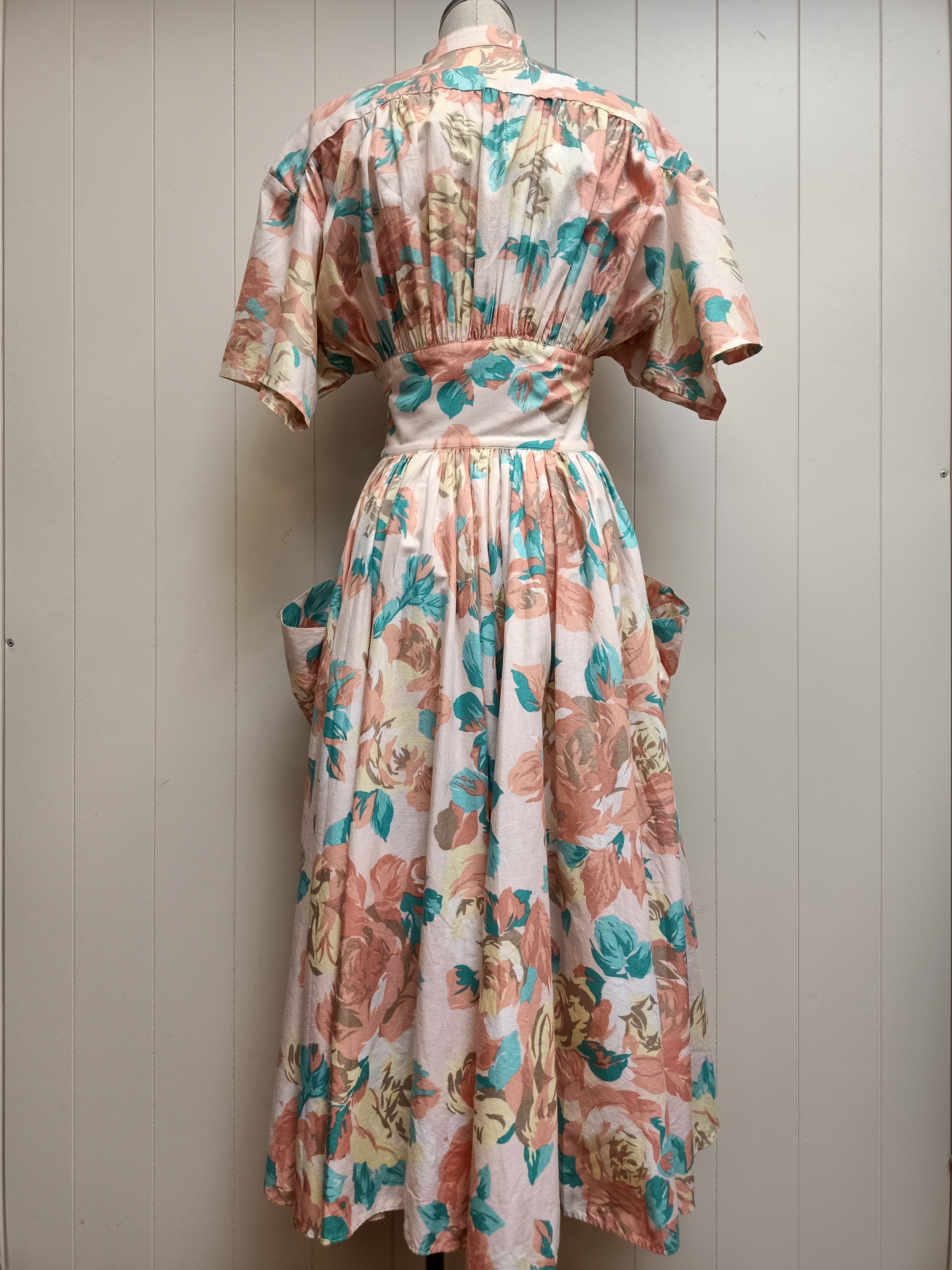 Vintage Thornton Hall Floral Dress