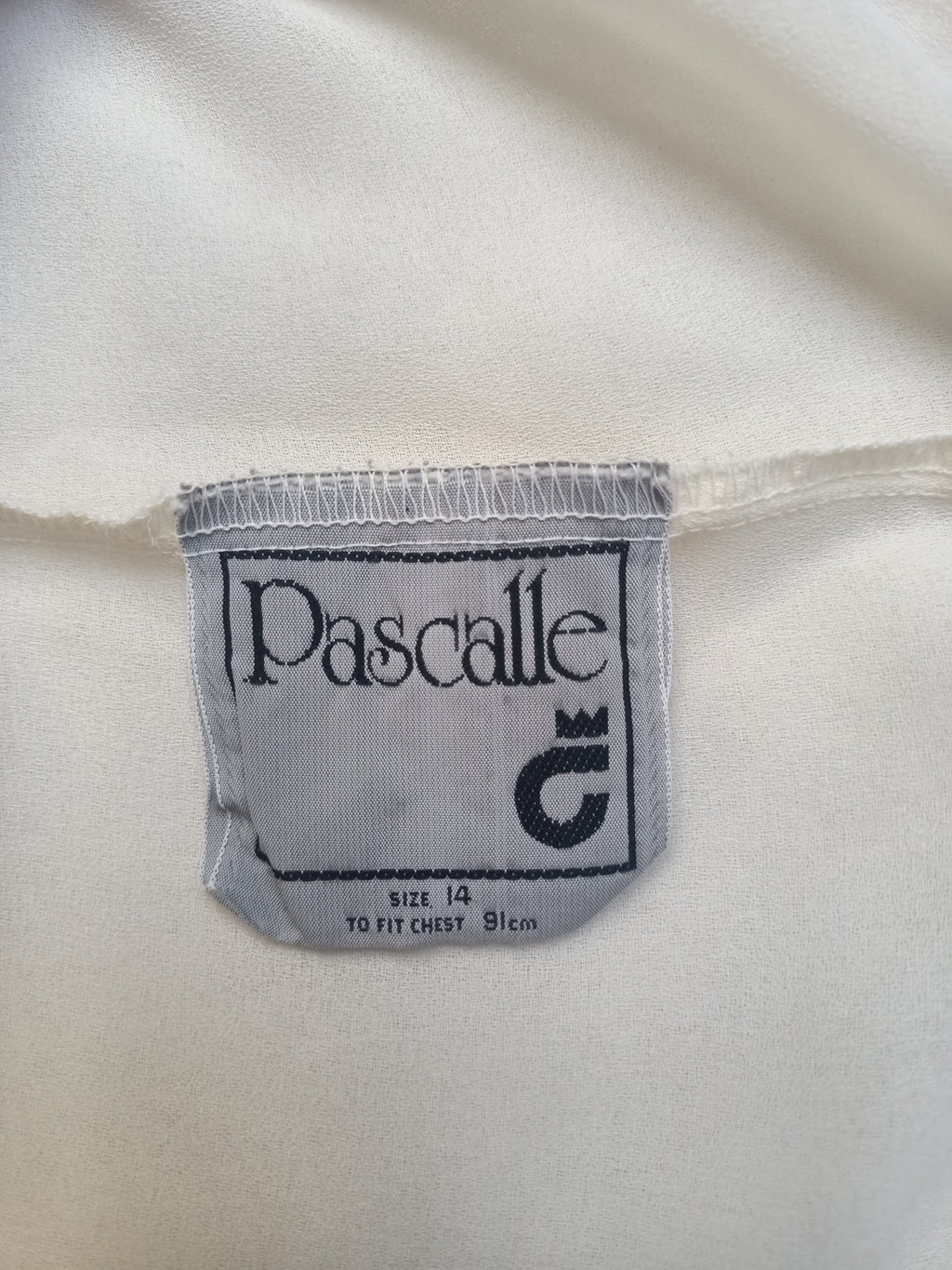 Vintage Cream Flower Shirt