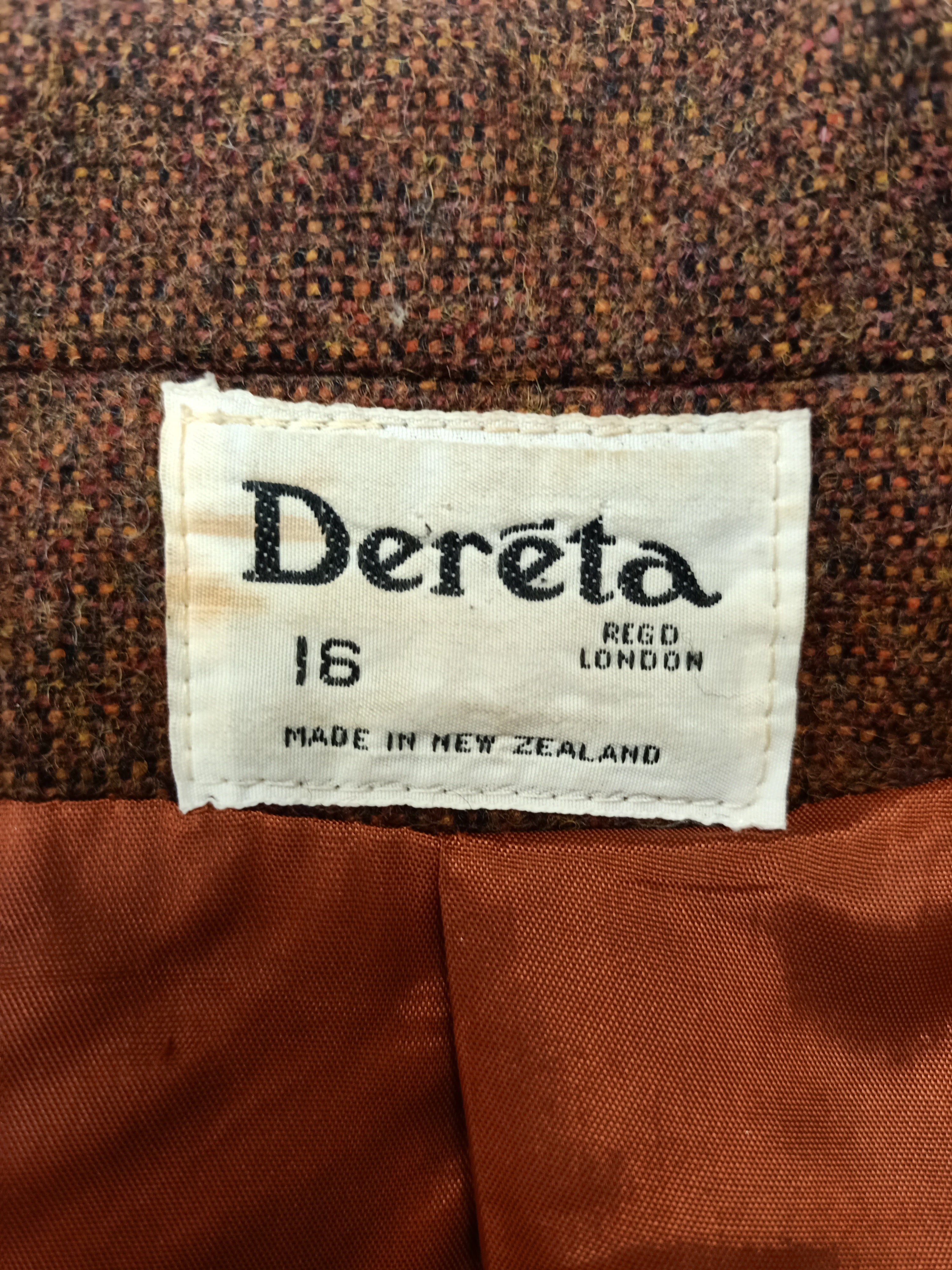 Vintage Dereta Brown Blazer