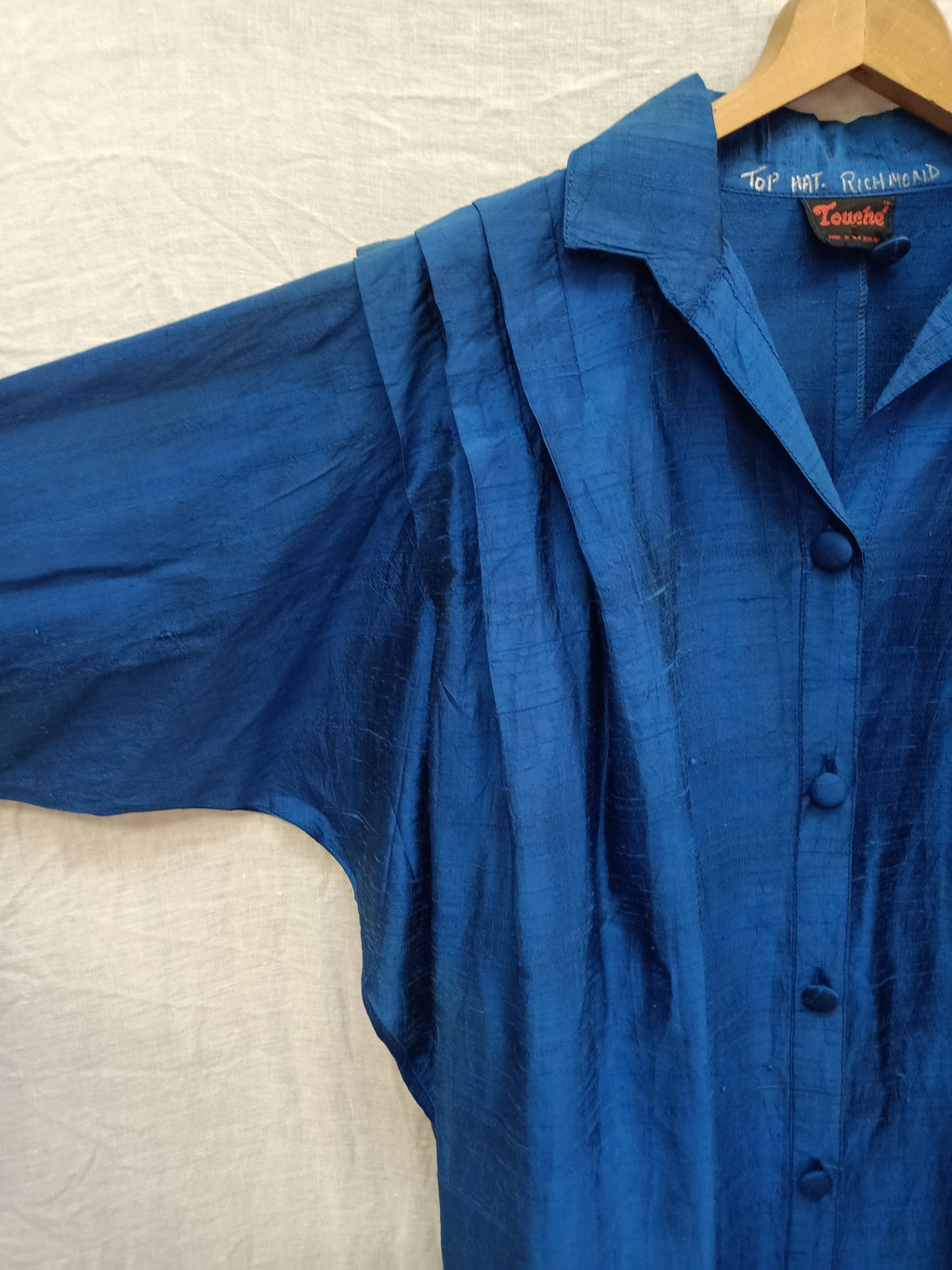 Vintage Slub Satin Dress