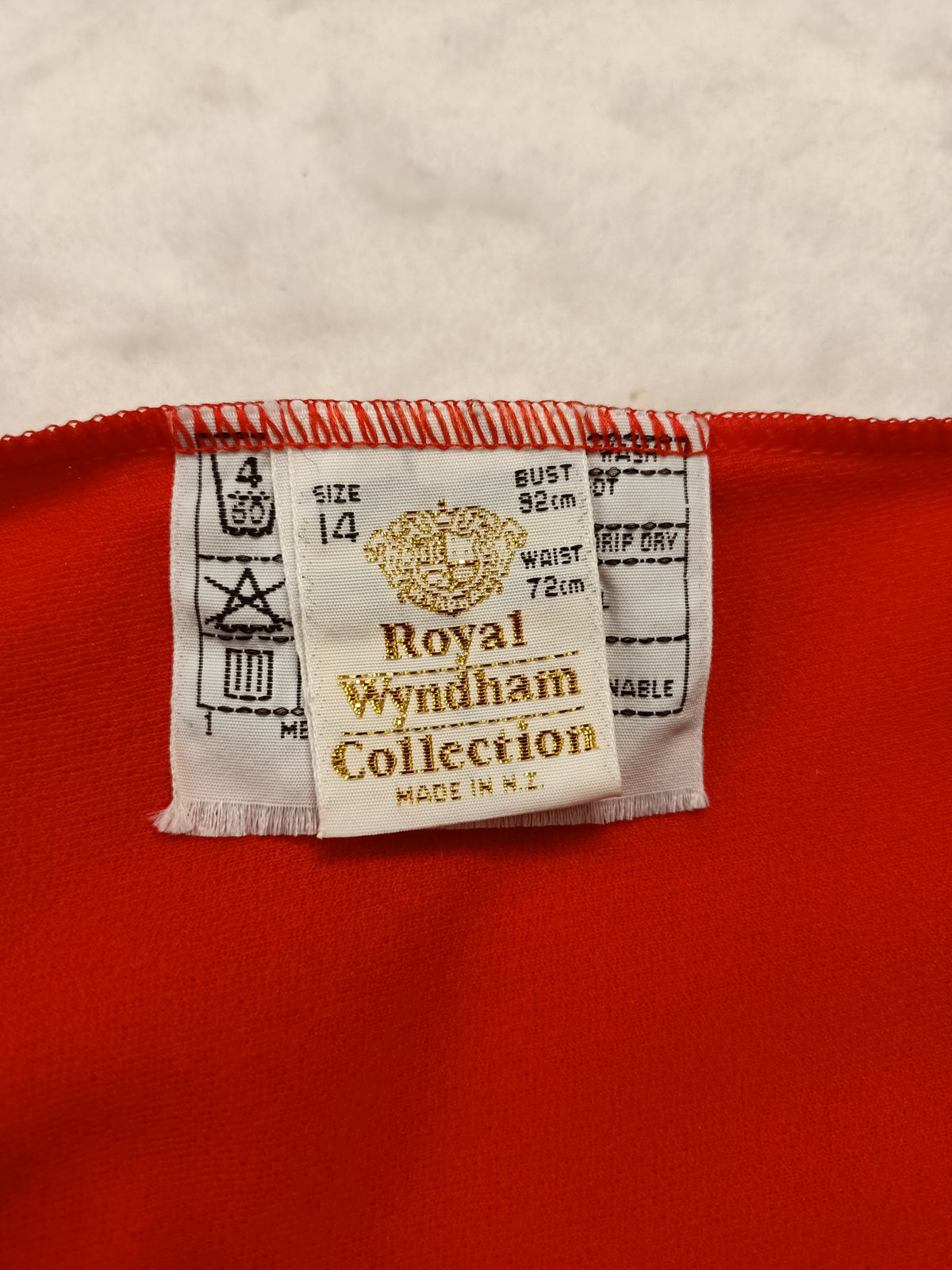 Vintage Royal Wyndham Collection Red Dress