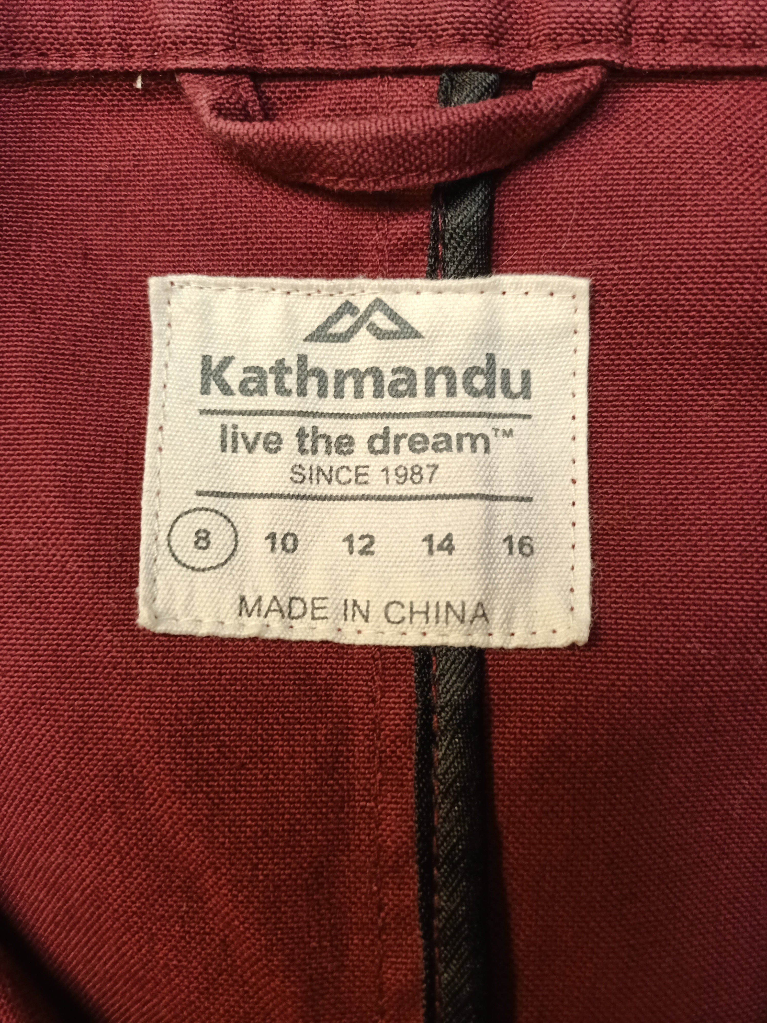 Burgundy Kathmandu Parka