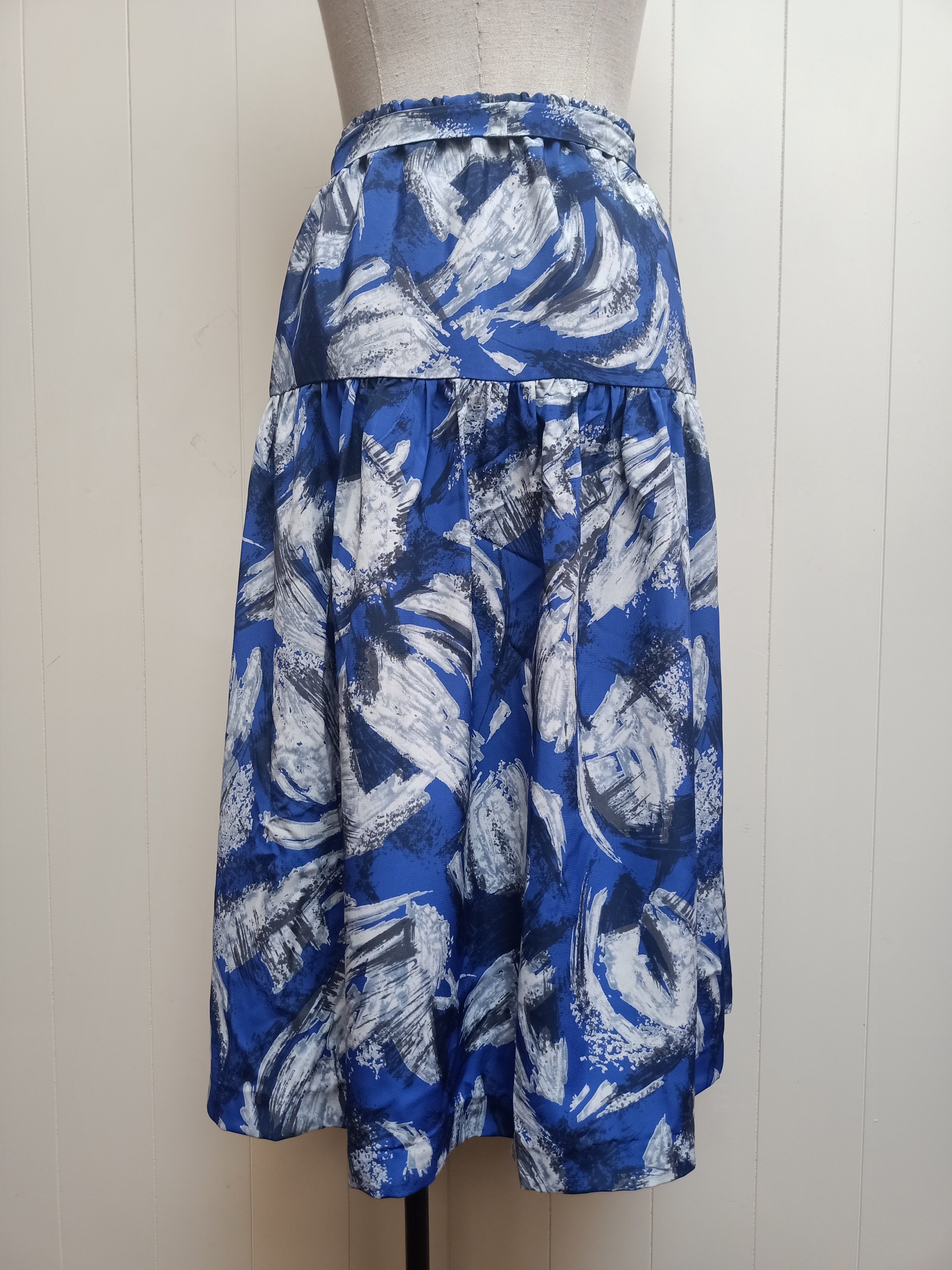 Vintage Brush Strokes Skirt