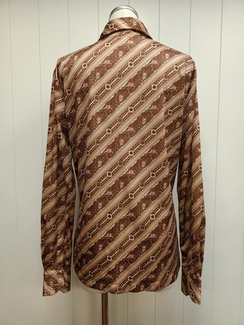 Vintage Medallion Striped Shirt