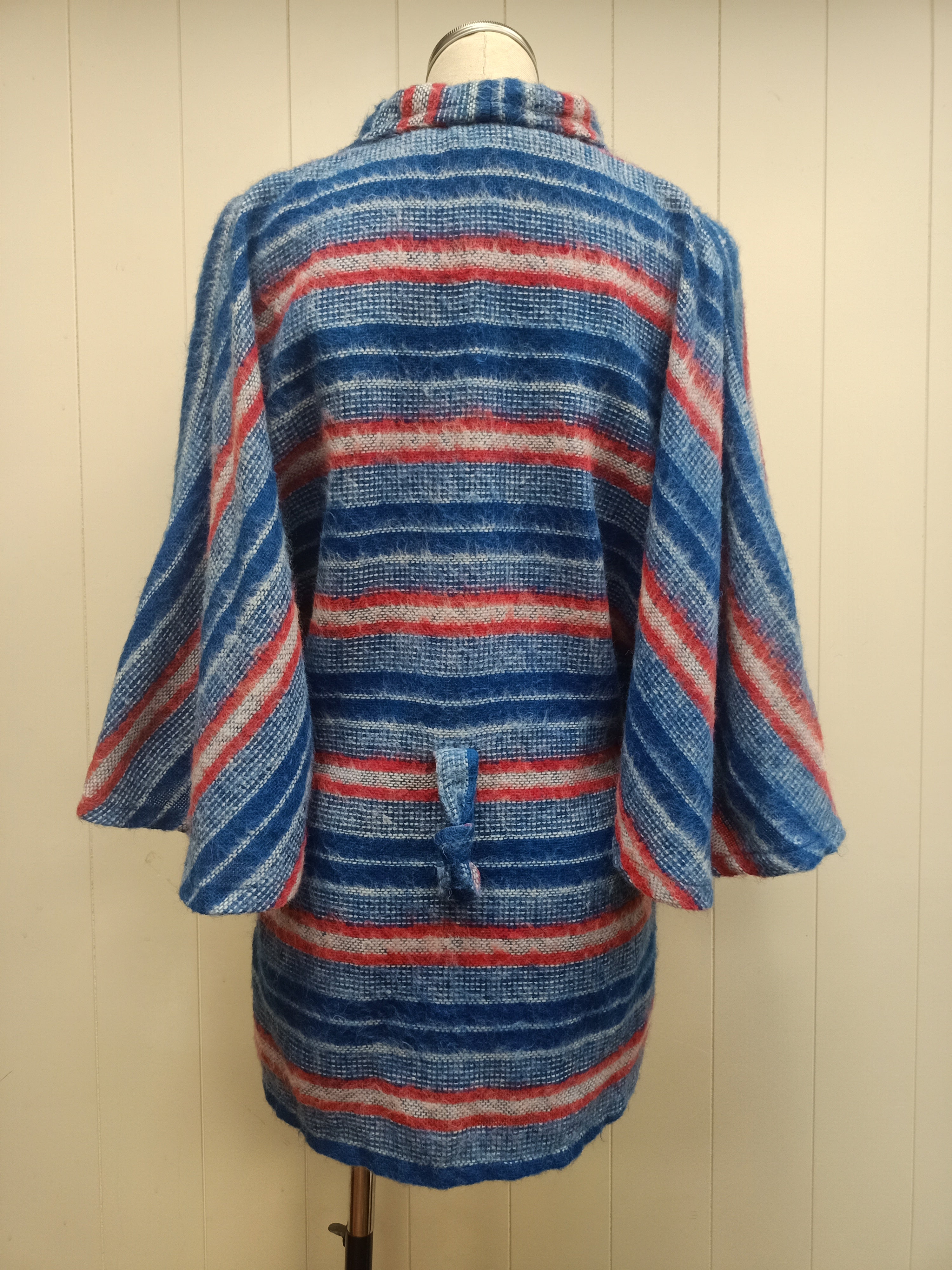 Vintage Fiorucci Striped Poncho