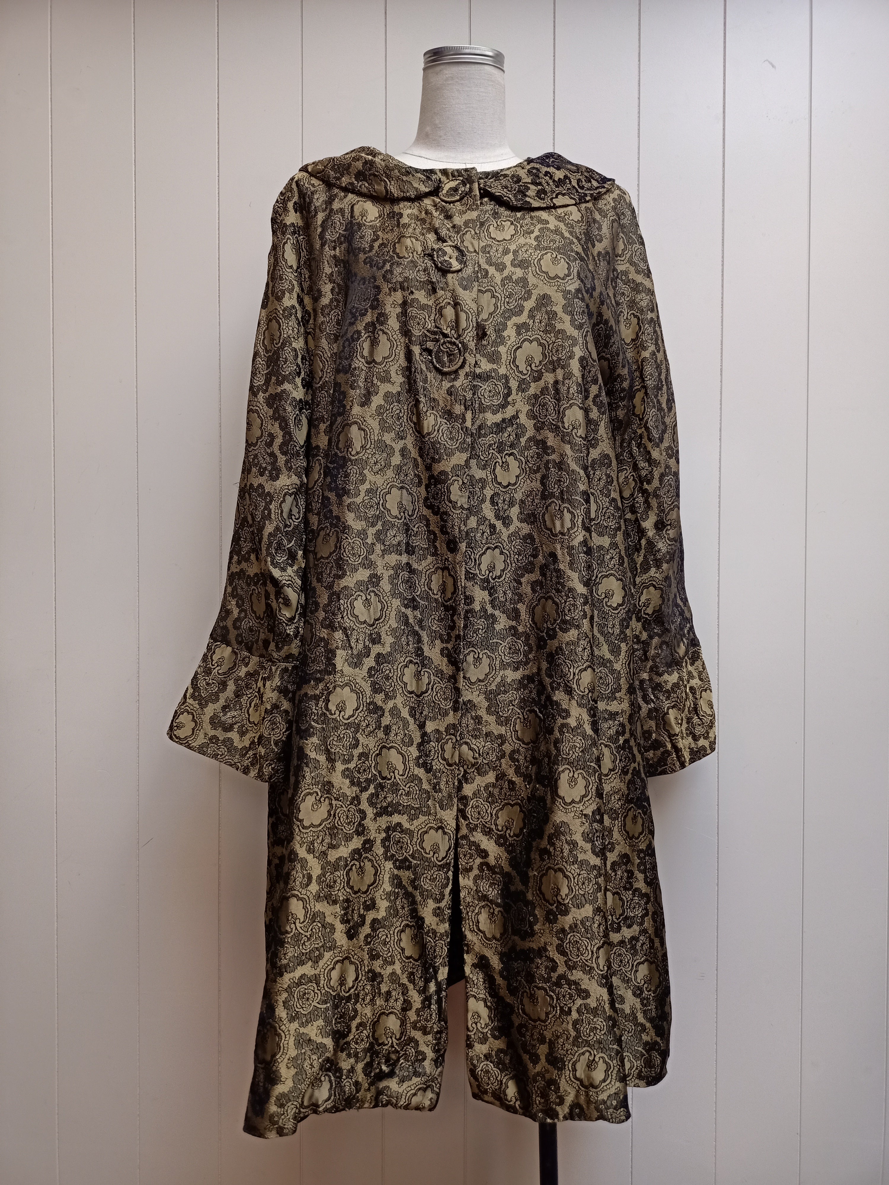 Vintage Gold Brocade Coat