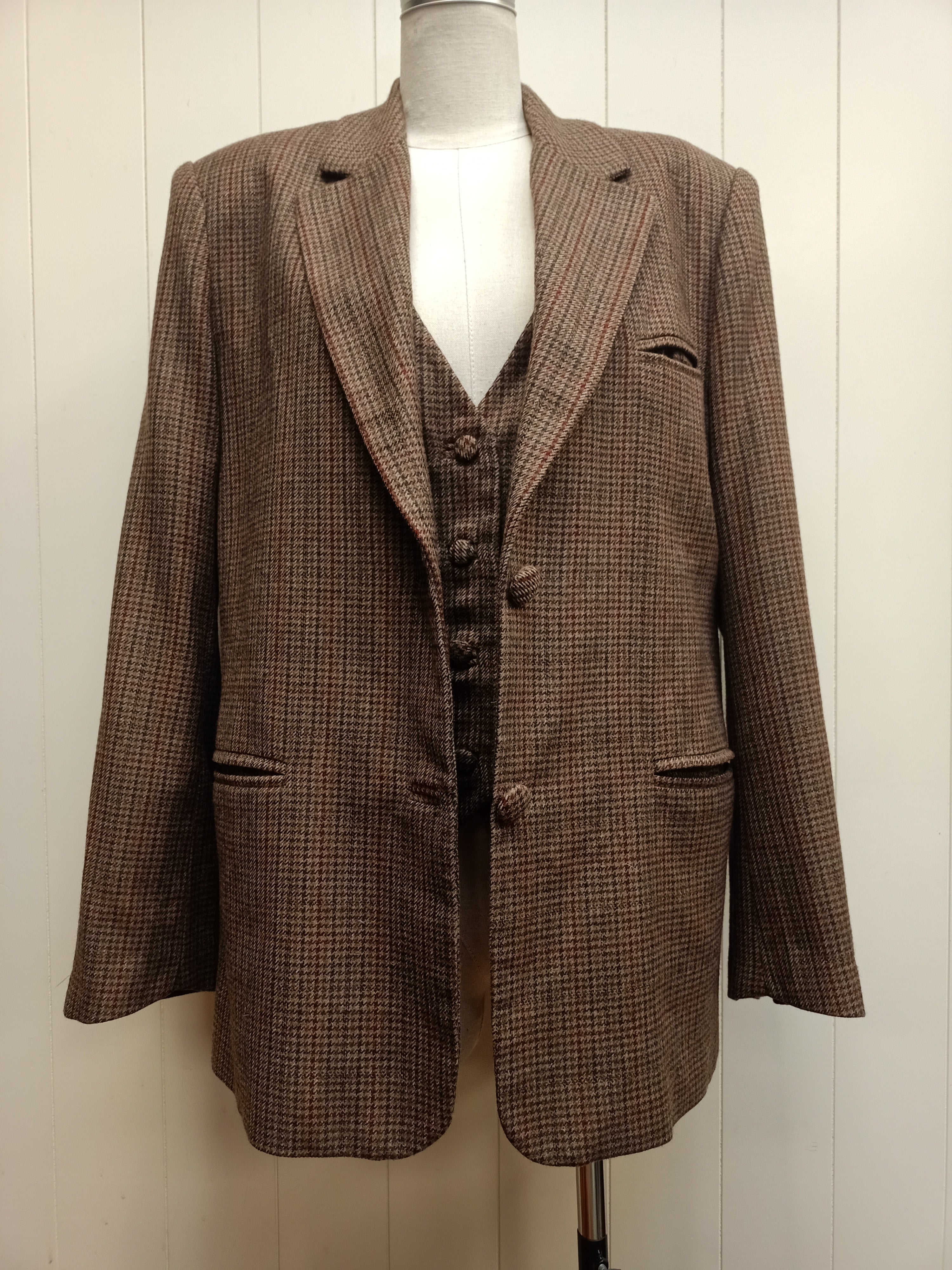Vintage Vest & Blazer Co-Ord Set