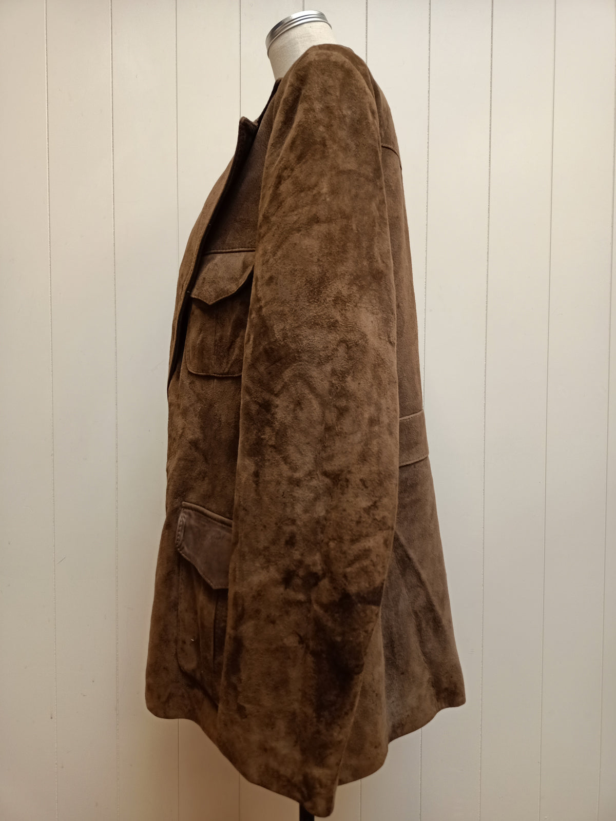 Vintage Mens Ode Lamb Suede Blazer