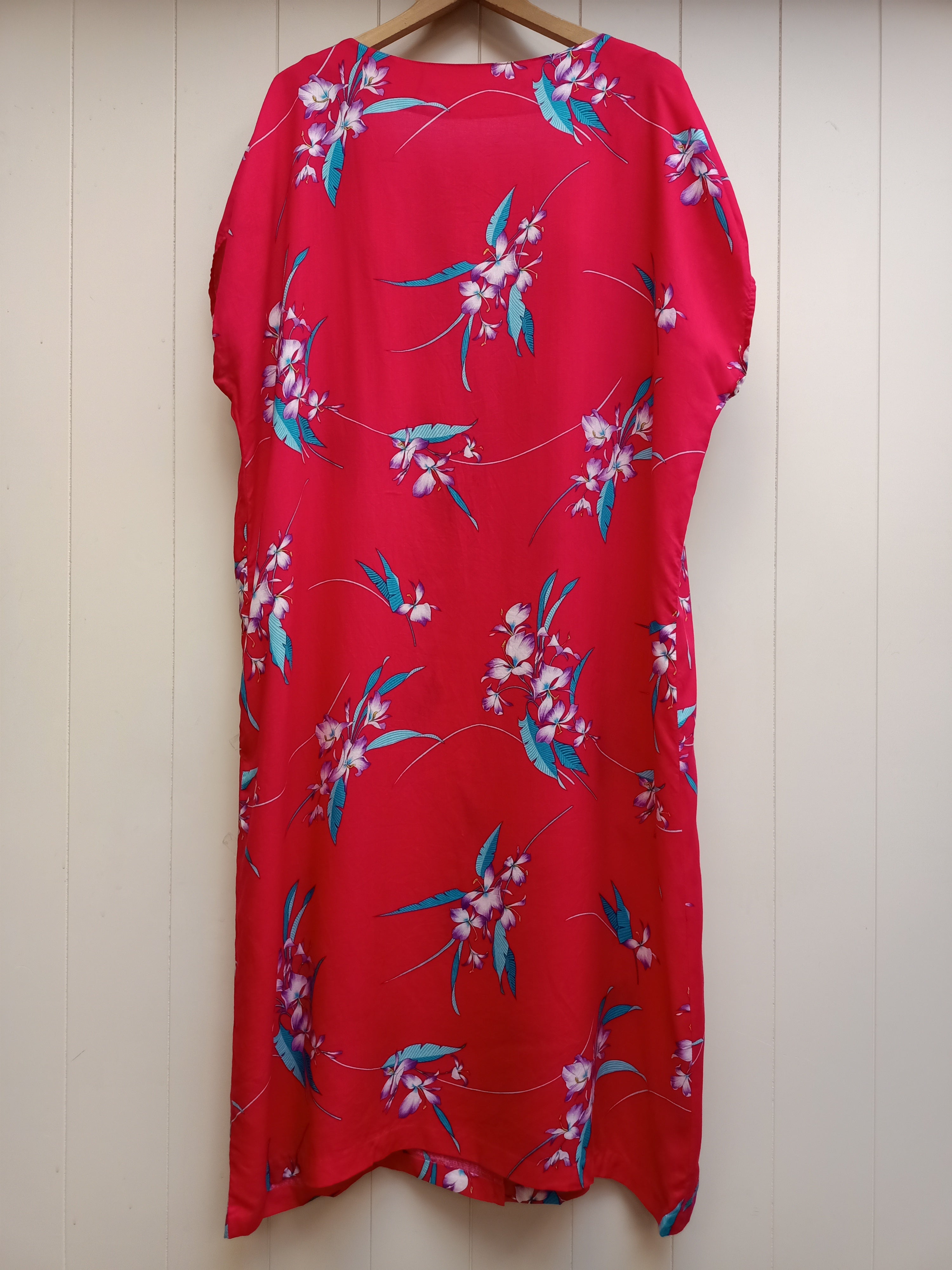 Vintage Low Back Floral Dress