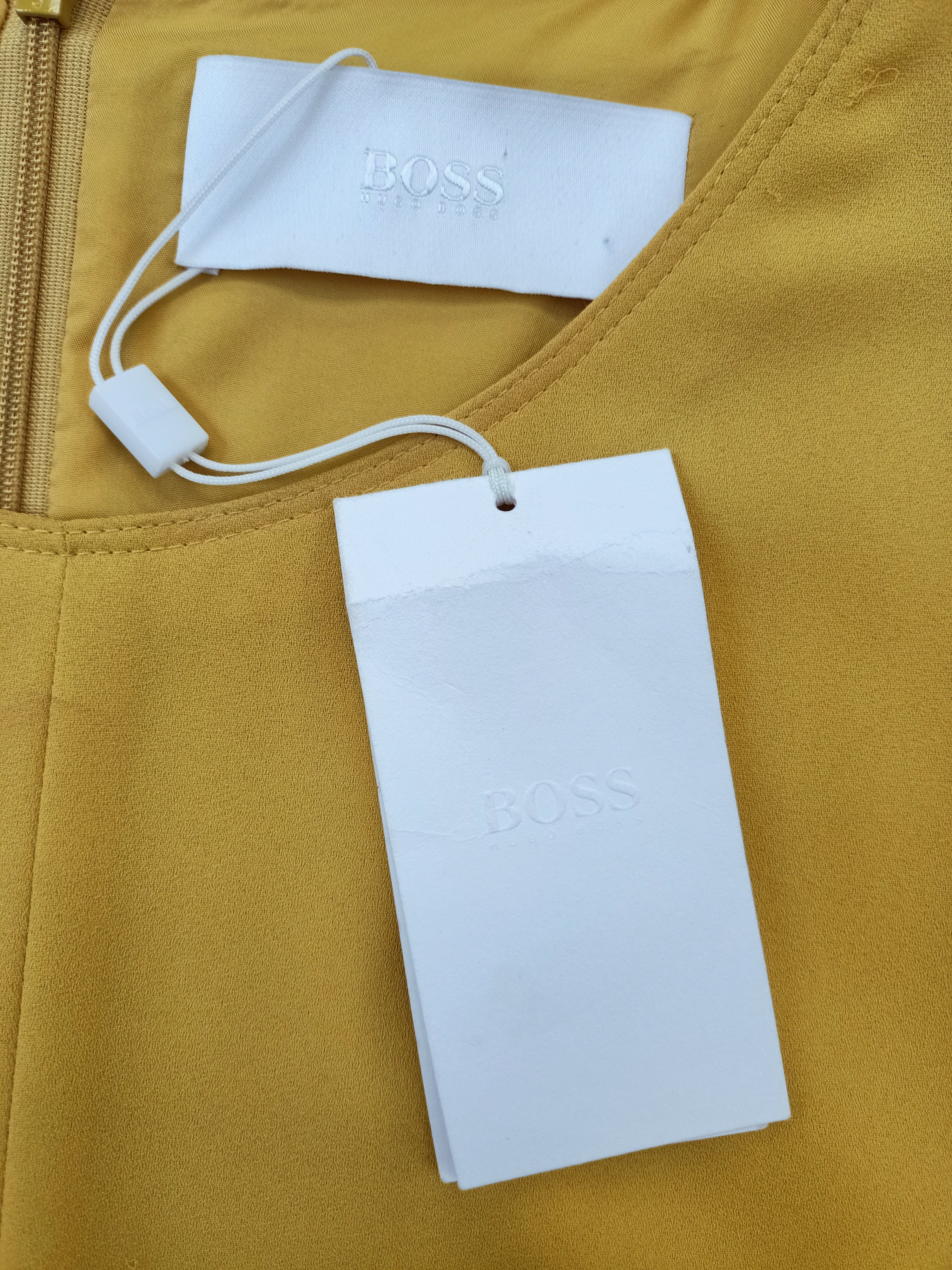 Hugo Boss Chartreuse Dress
