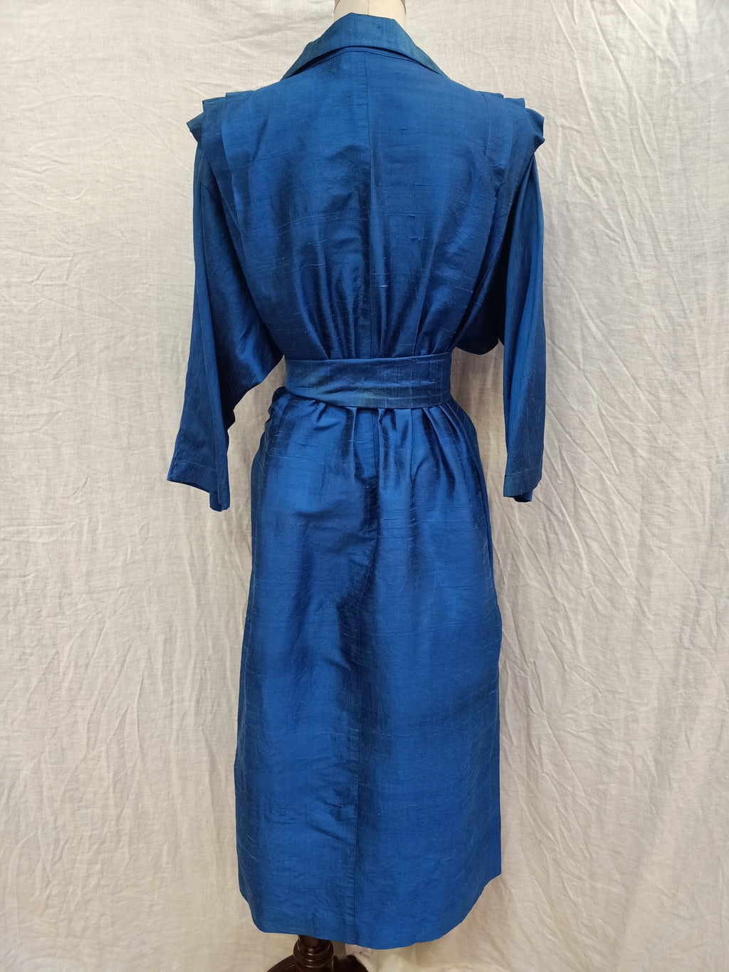 Vintage Slub Satin Dress