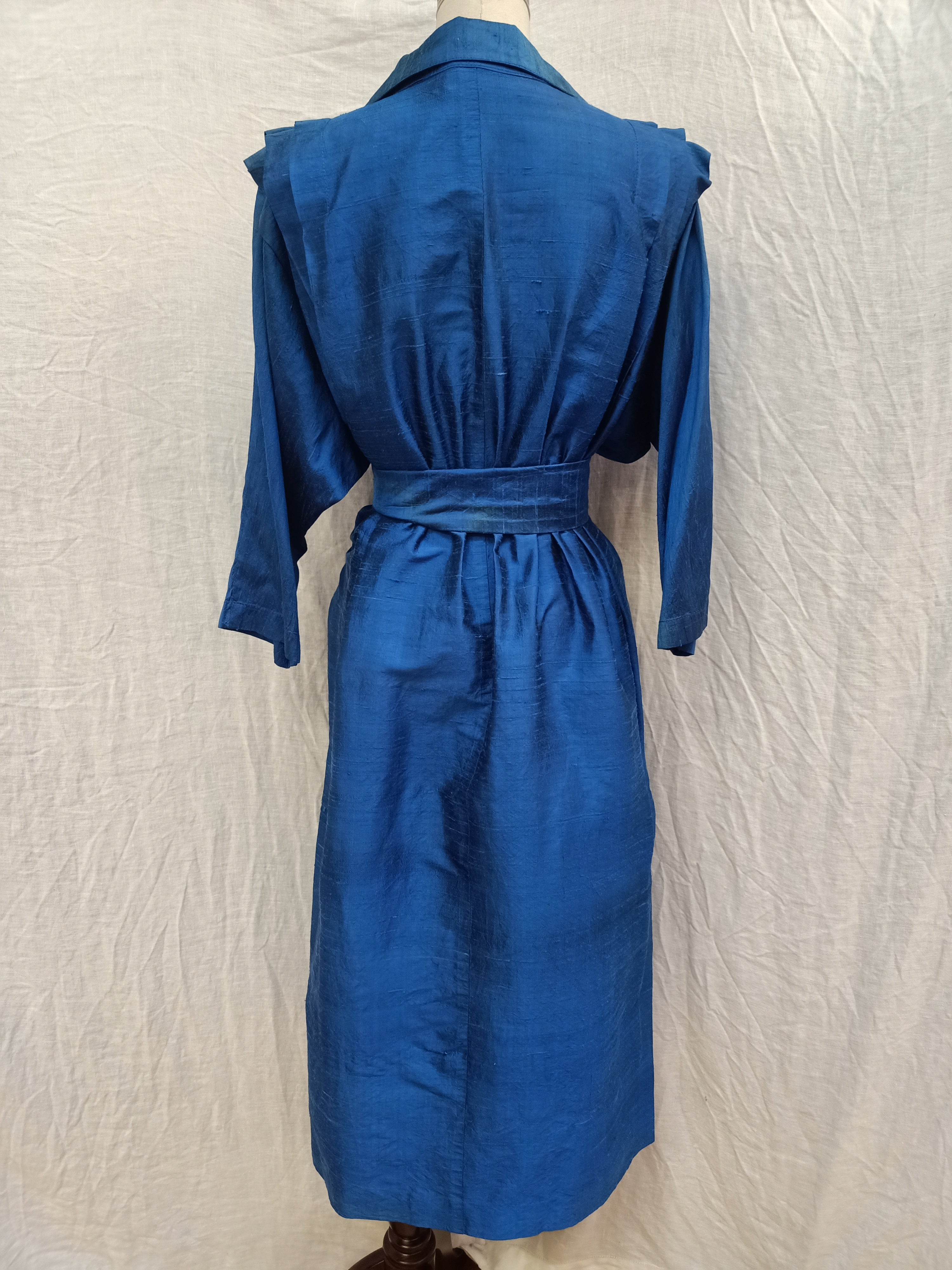 Vintage Slub Satin Dress
