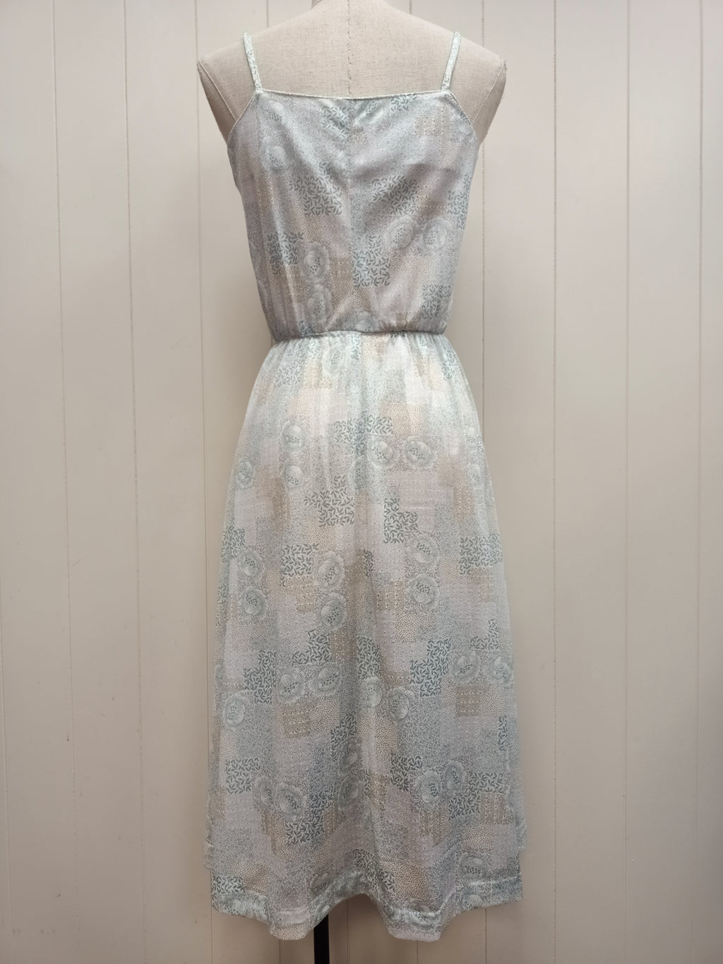Vintage Sheer Mosaic Dress