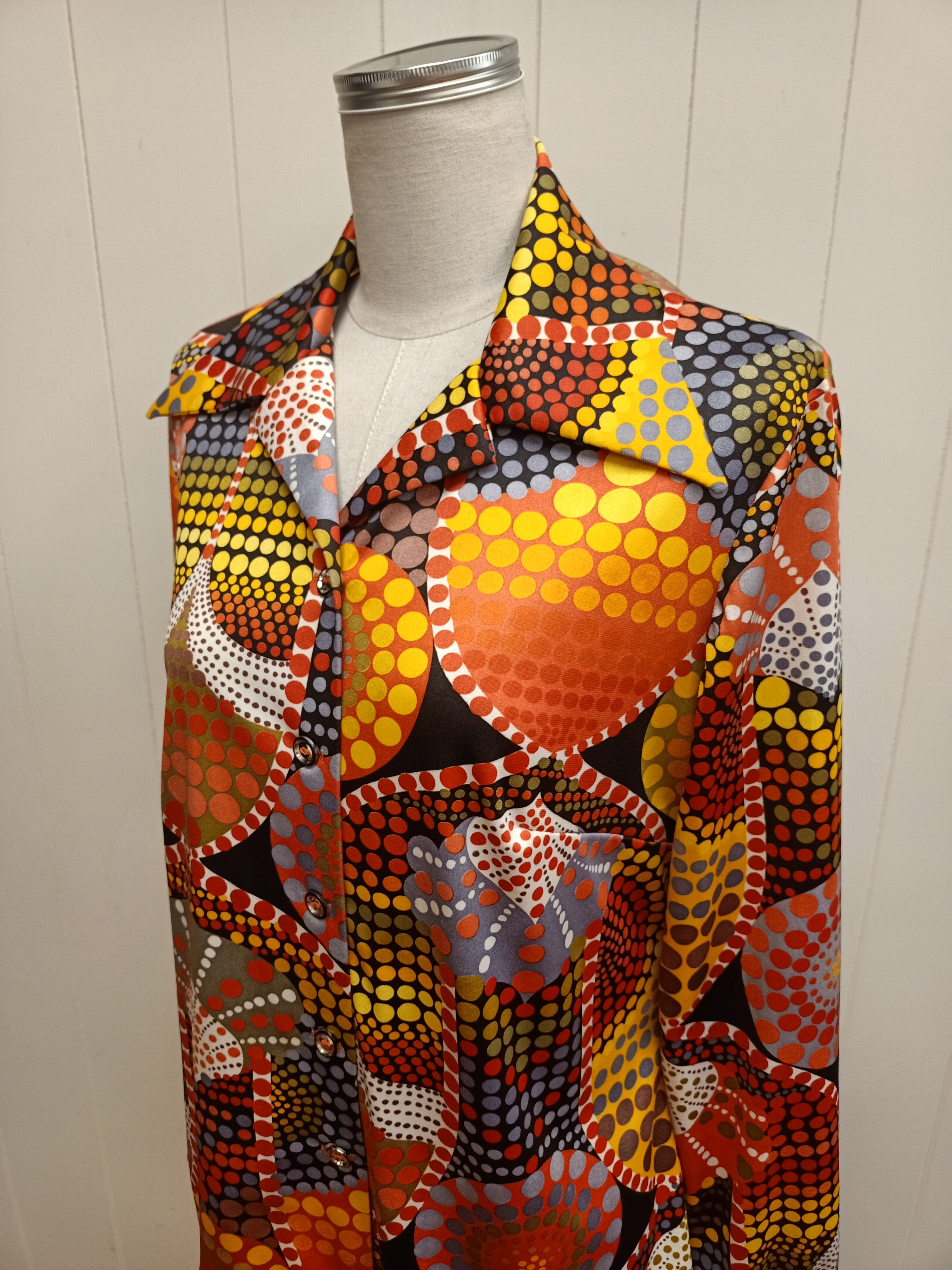 Vintage Puritan Sports Polka Dot Shirt