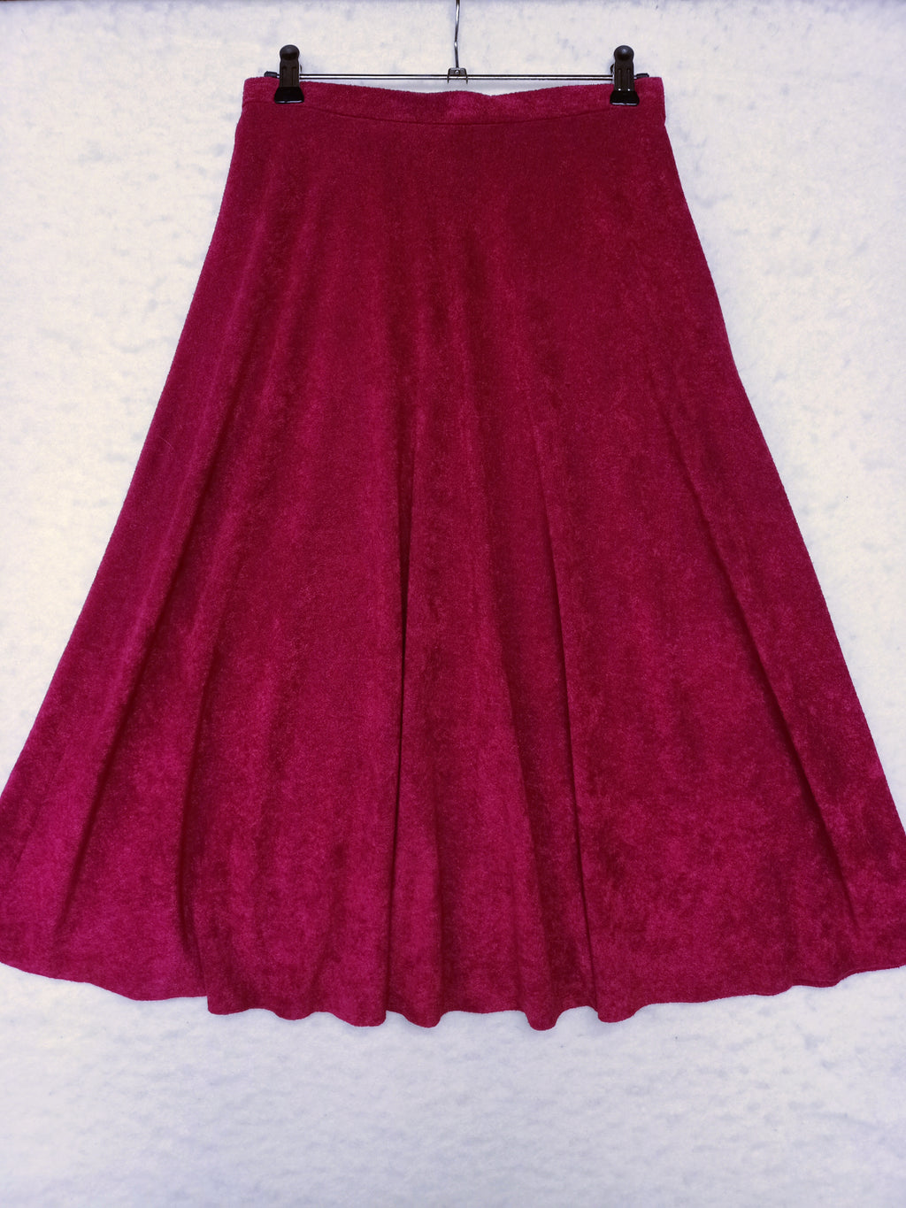 Vintage Fuchsia Boucle Skirt