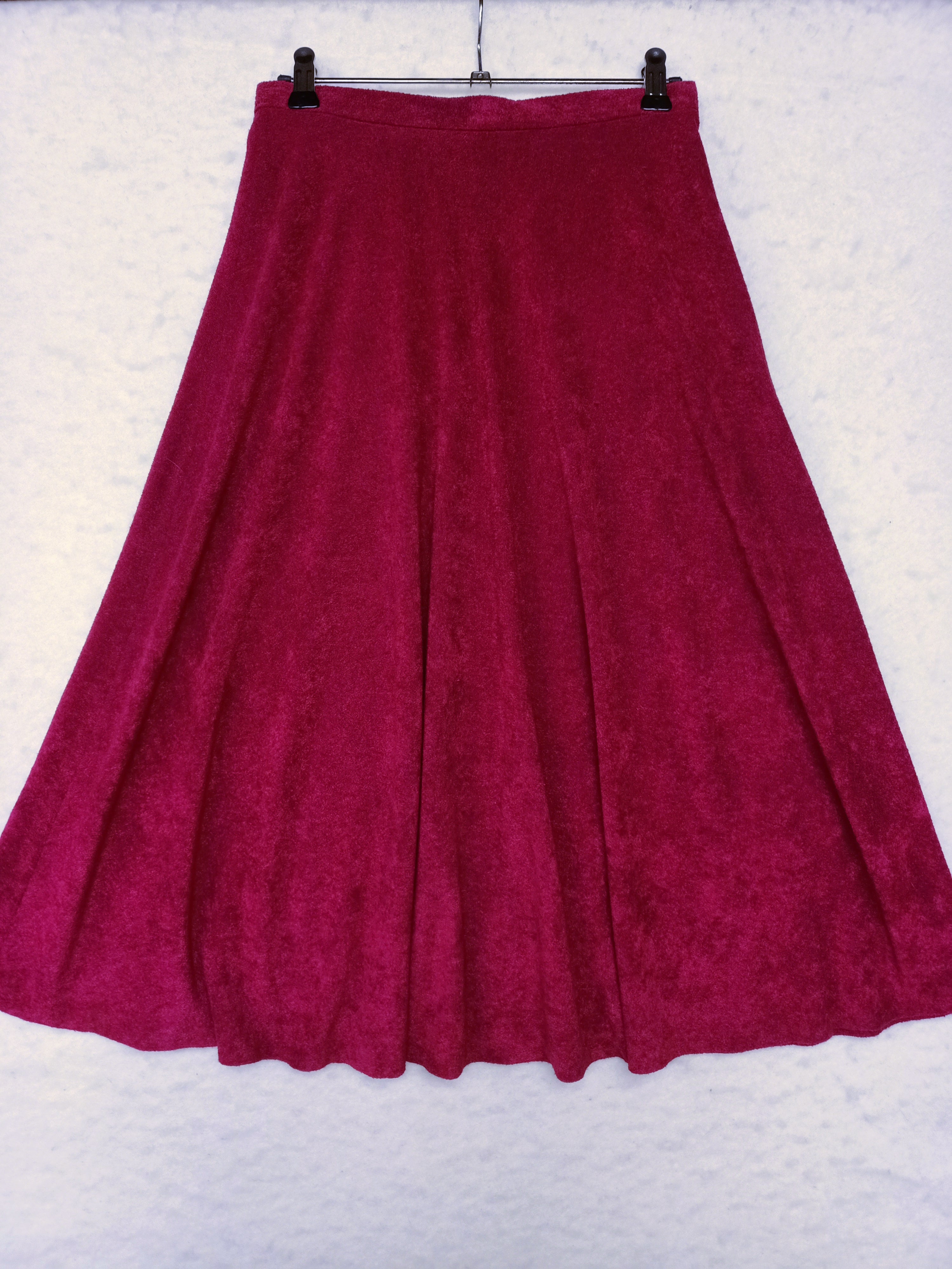 Vintage Fuchsia Boucle Skirt