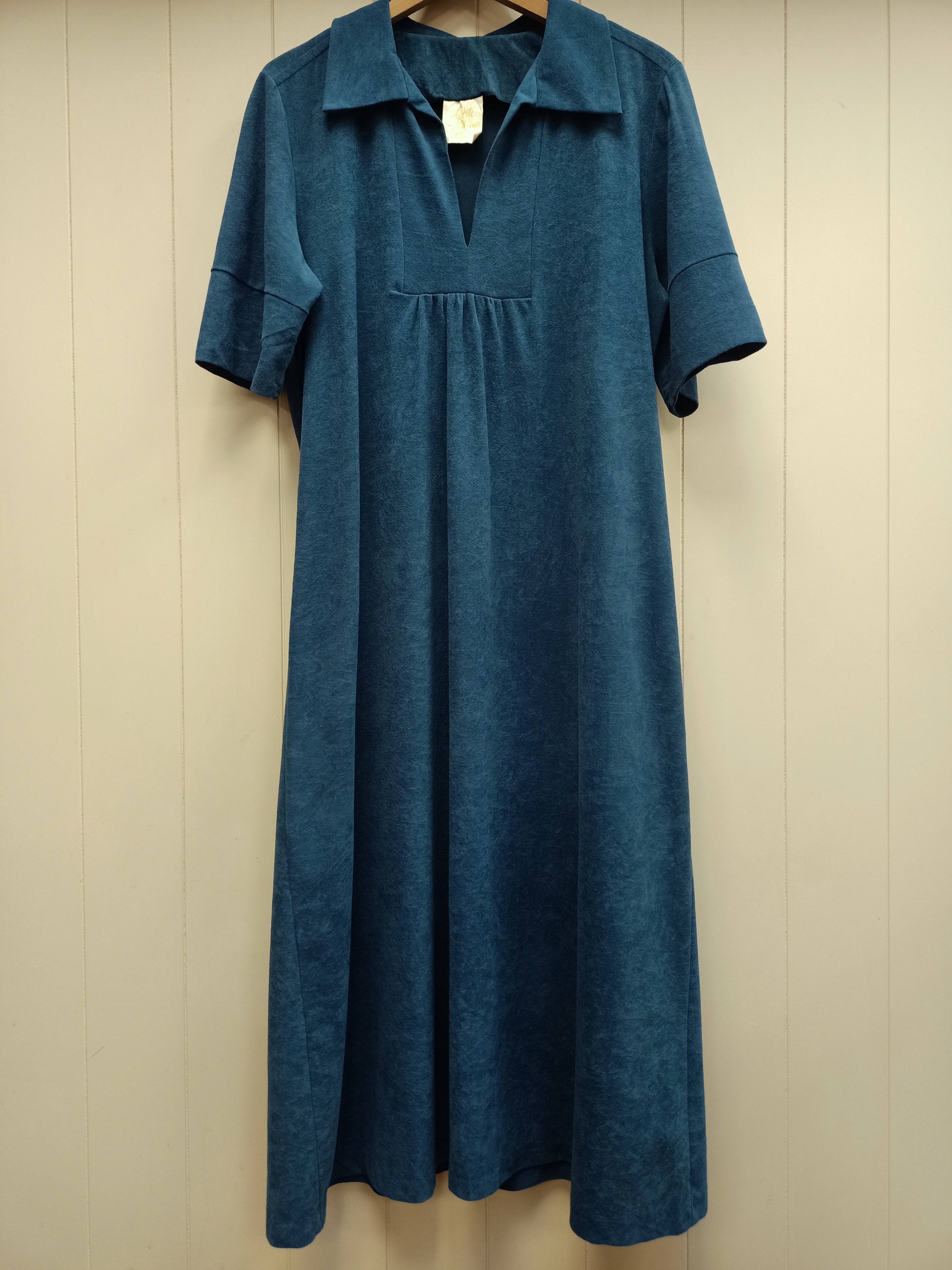 Vintage Osti Fashions Teal Dress