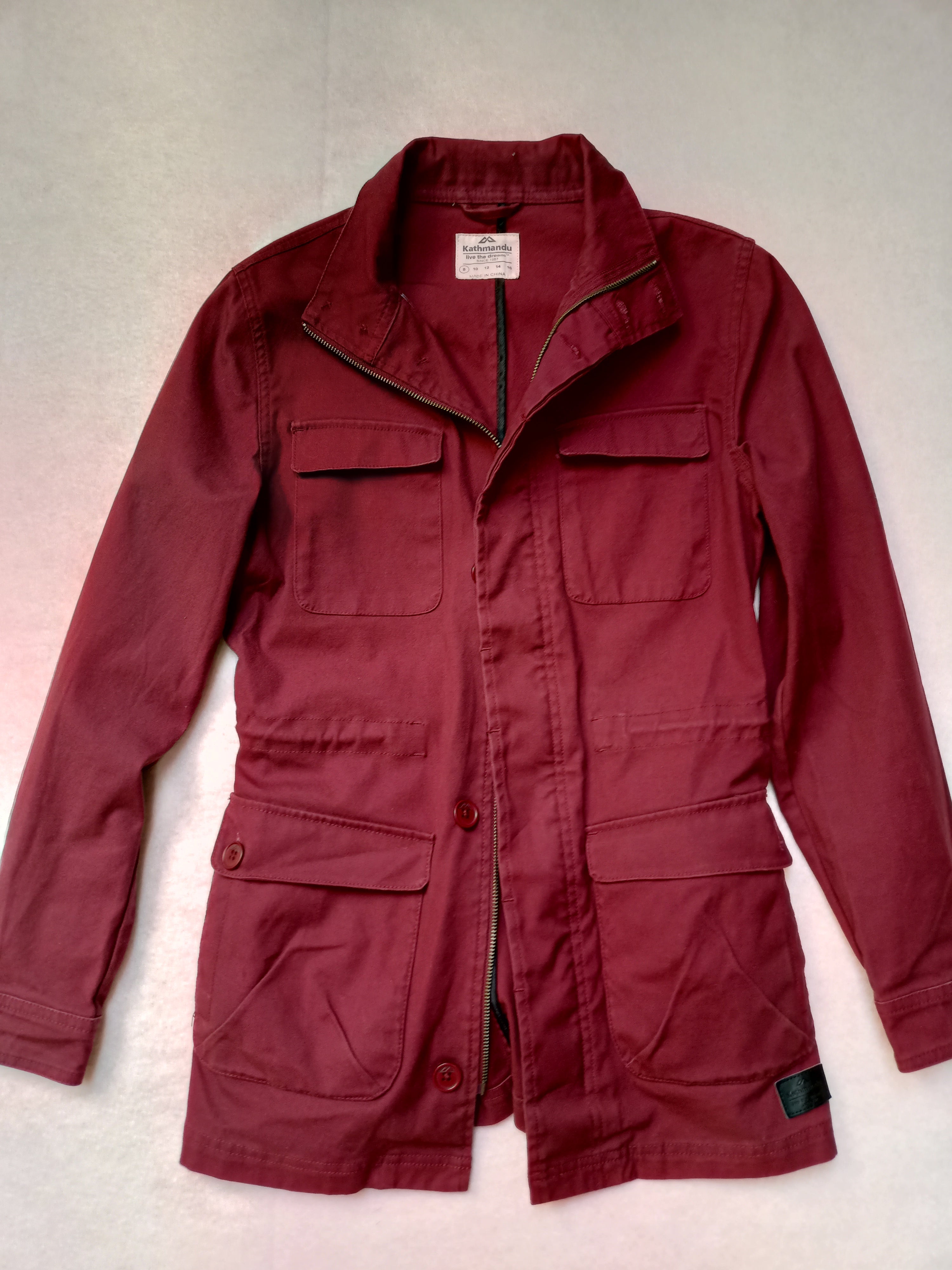 Burgundy Kathmandu Parka