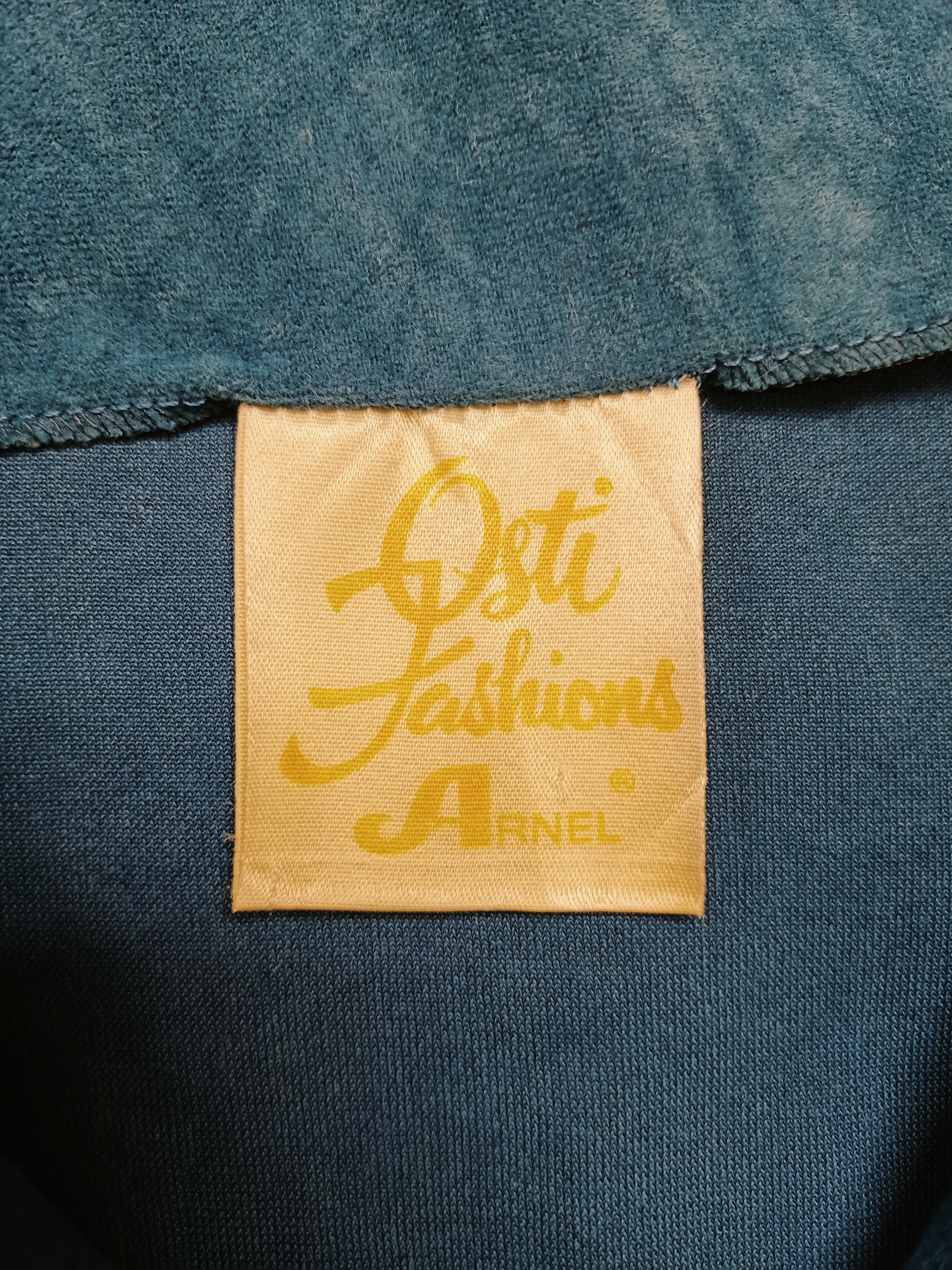 Vintage Osti Fashions Teal Dress