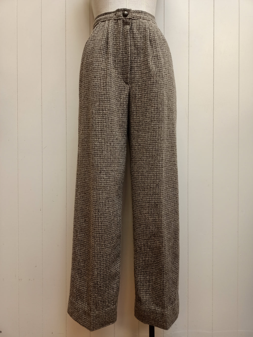 Vintage Brown Tweed Pants