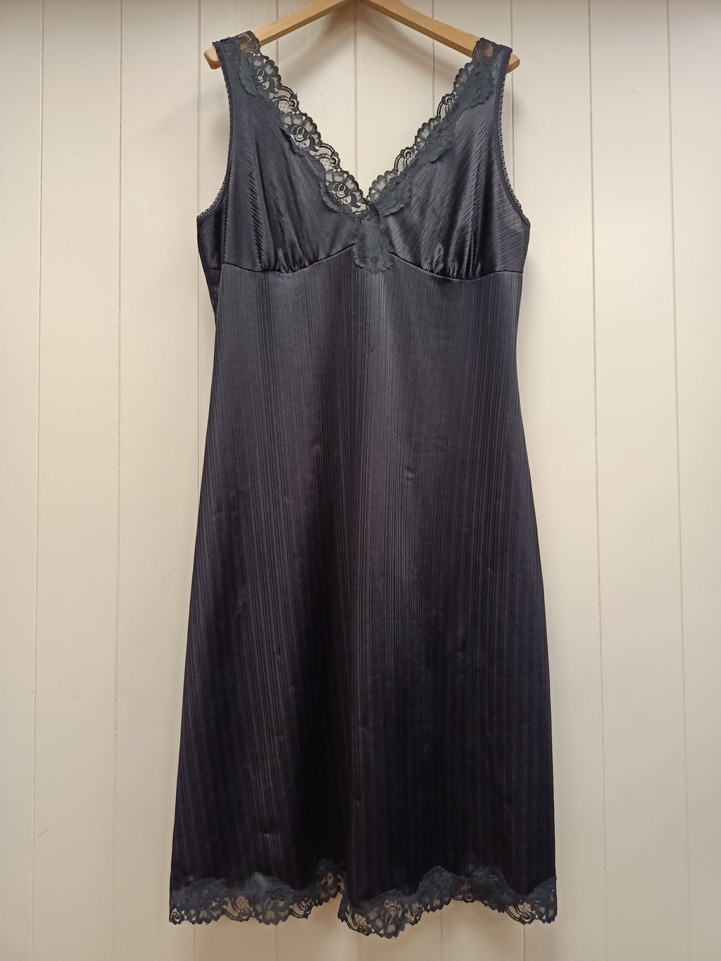 Vintage Formfit Striped Black Nightie
