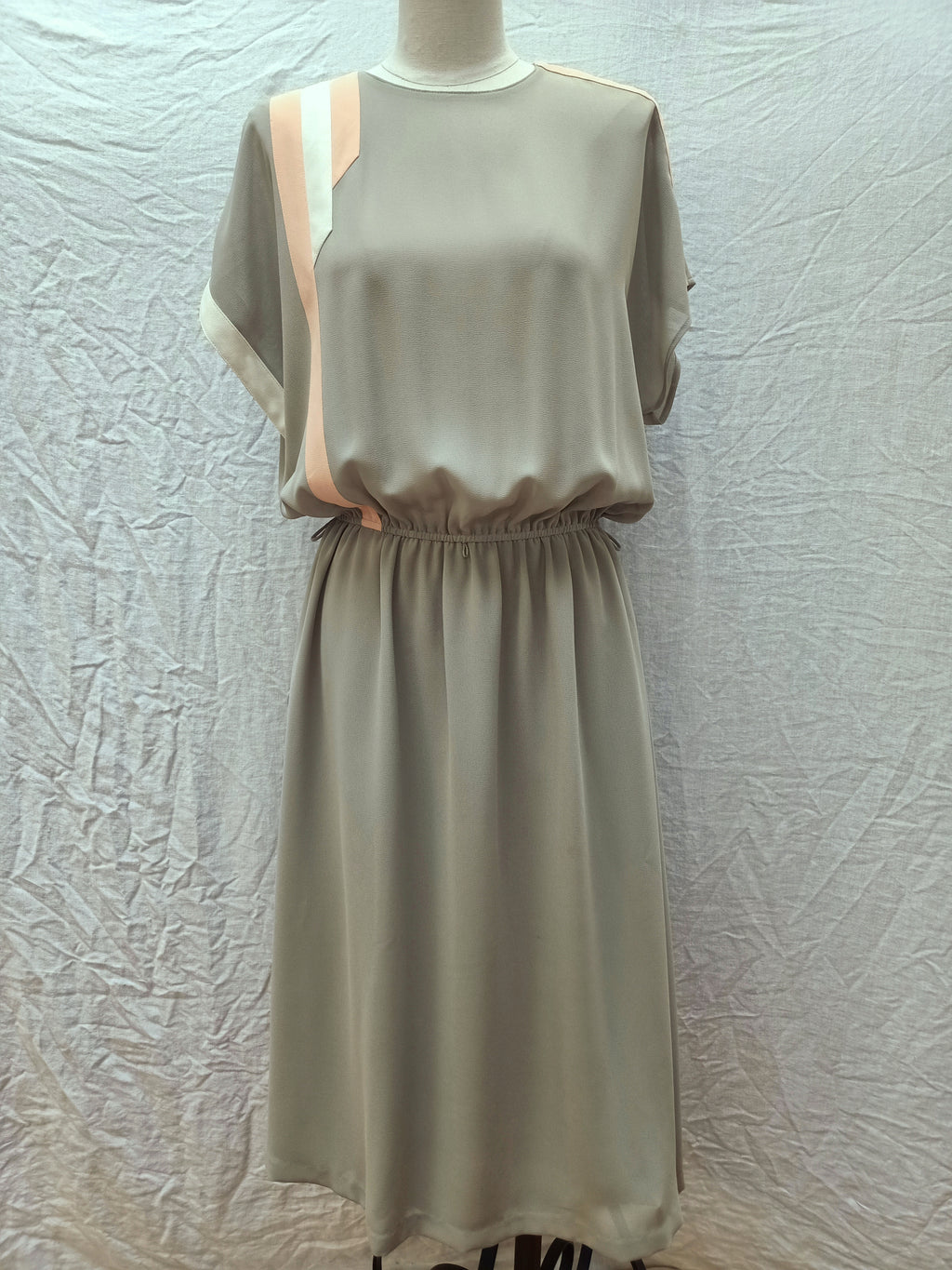 Vintage Sage Crepe Dress