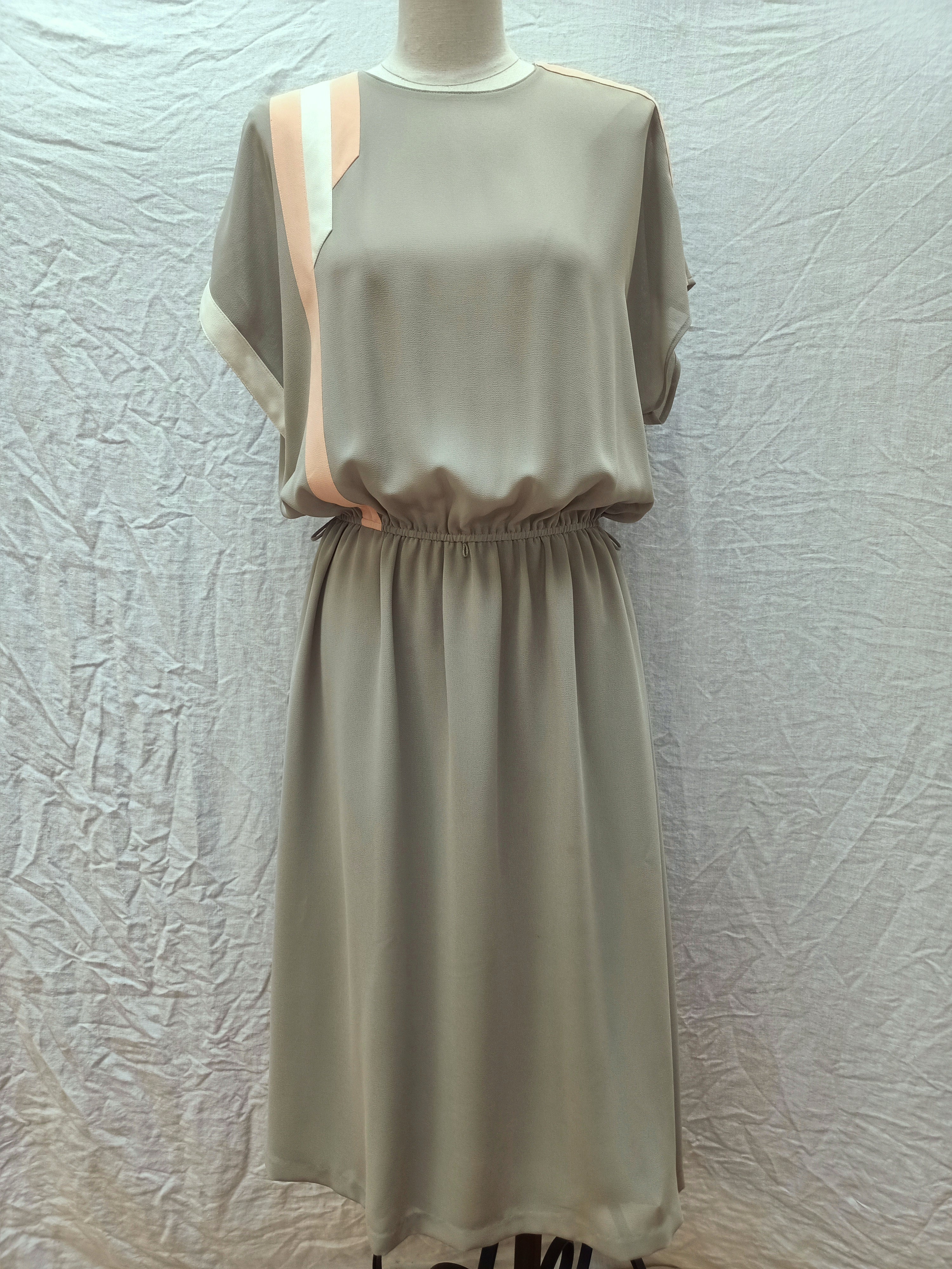 Vintage Sage Crepe Dress