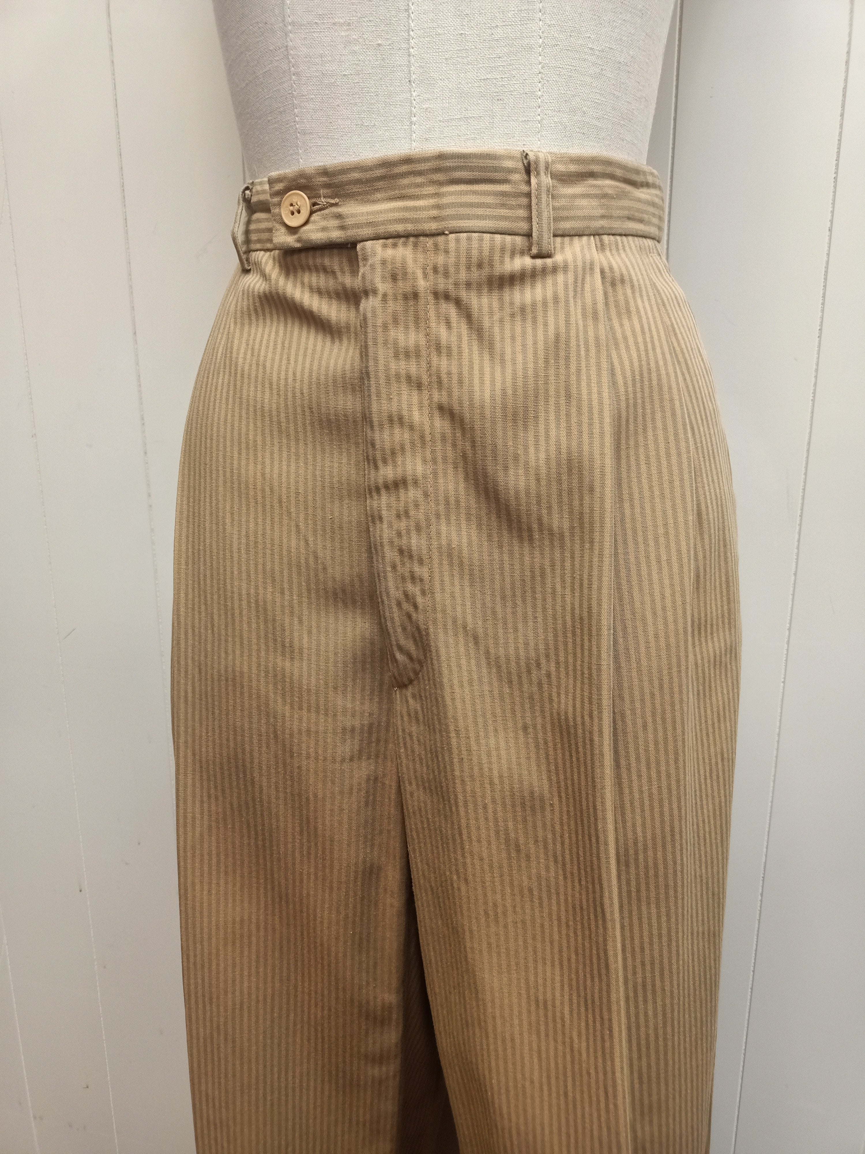 Vintage Tie Break Striped Pants